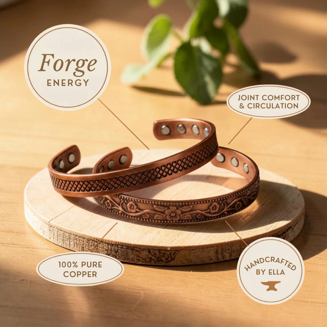 Set de Pulseras Forja de Cobre