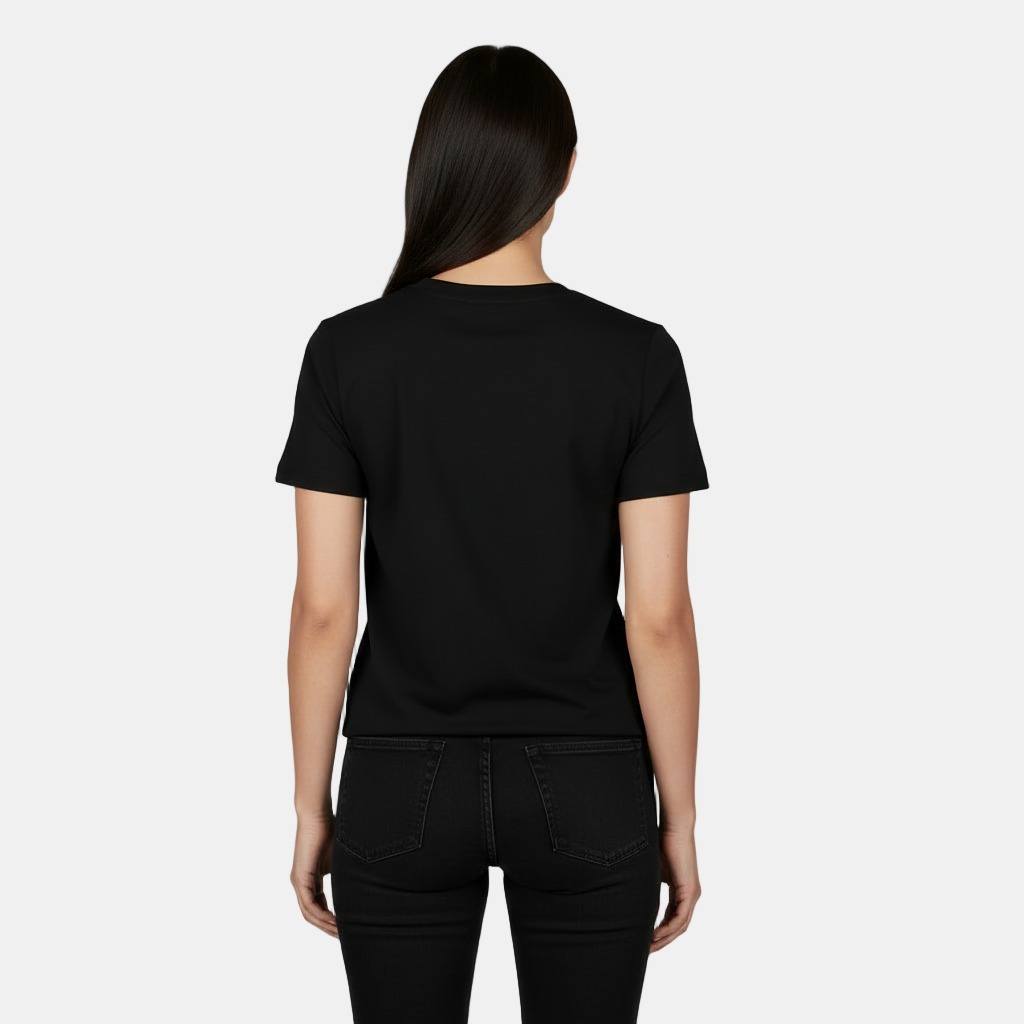 T-shirt Basica Donna in Cotone - Vestibilità Ampia e Manica Corta