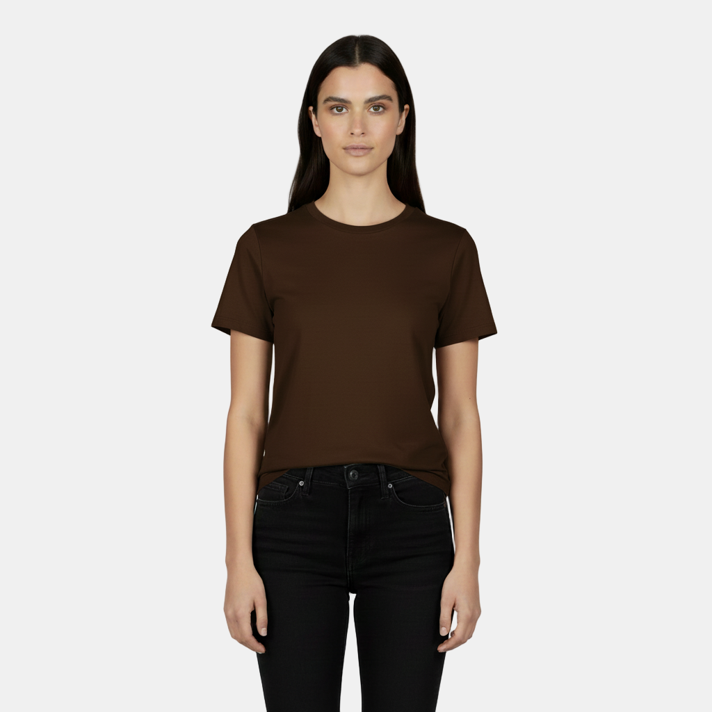 T-shirt Basica Donna in Cotone - Vestibilità Ampia e Manica Corta