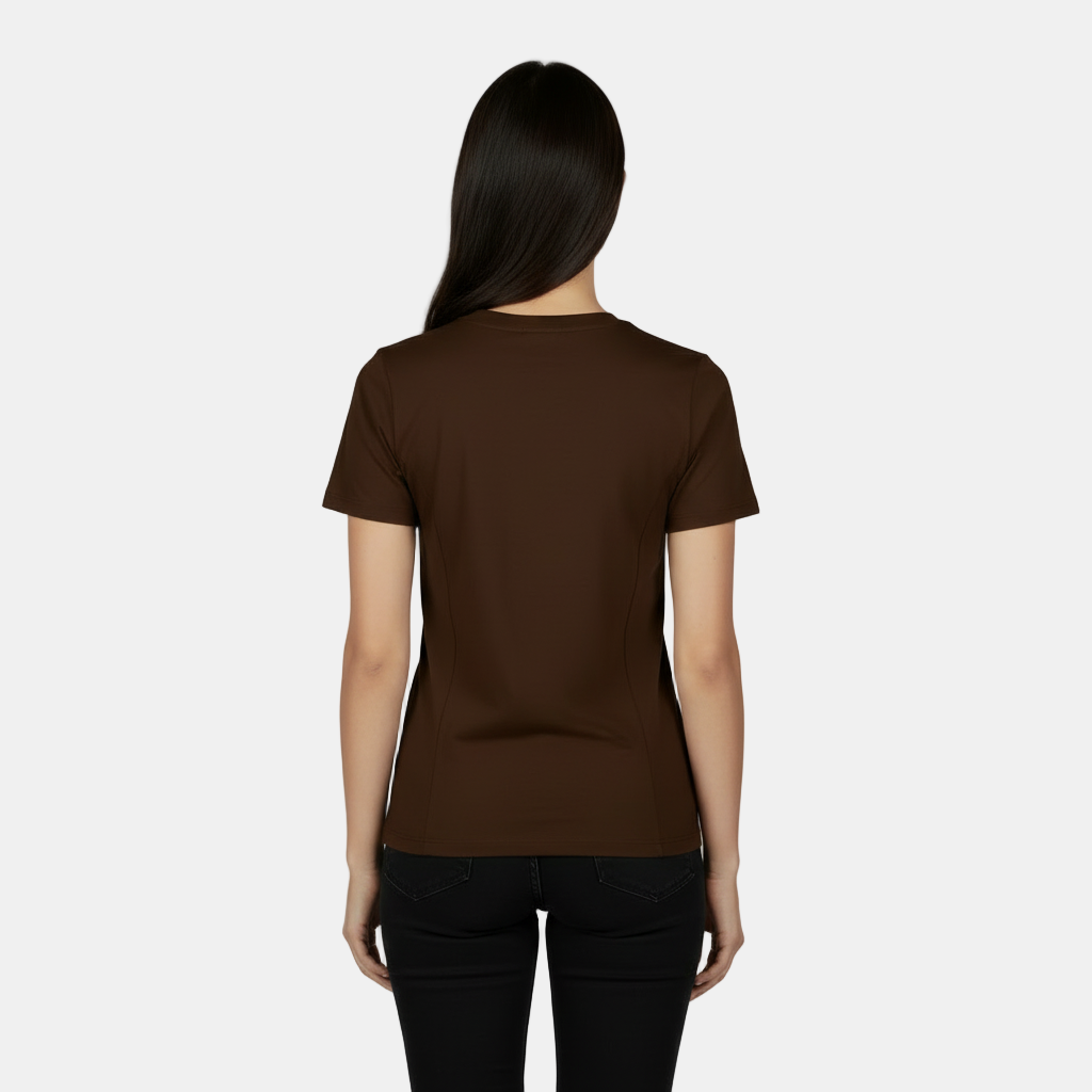 T-shirt Basica Donna in Cotone - Vestibilità Ampia e Manica Corta