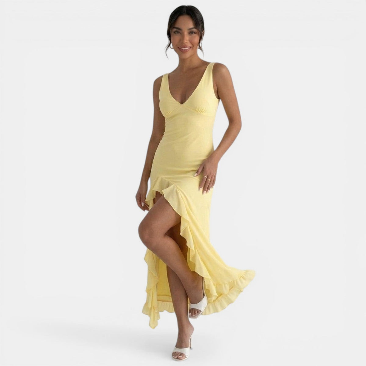 Vestido Midi Elegante Mujer