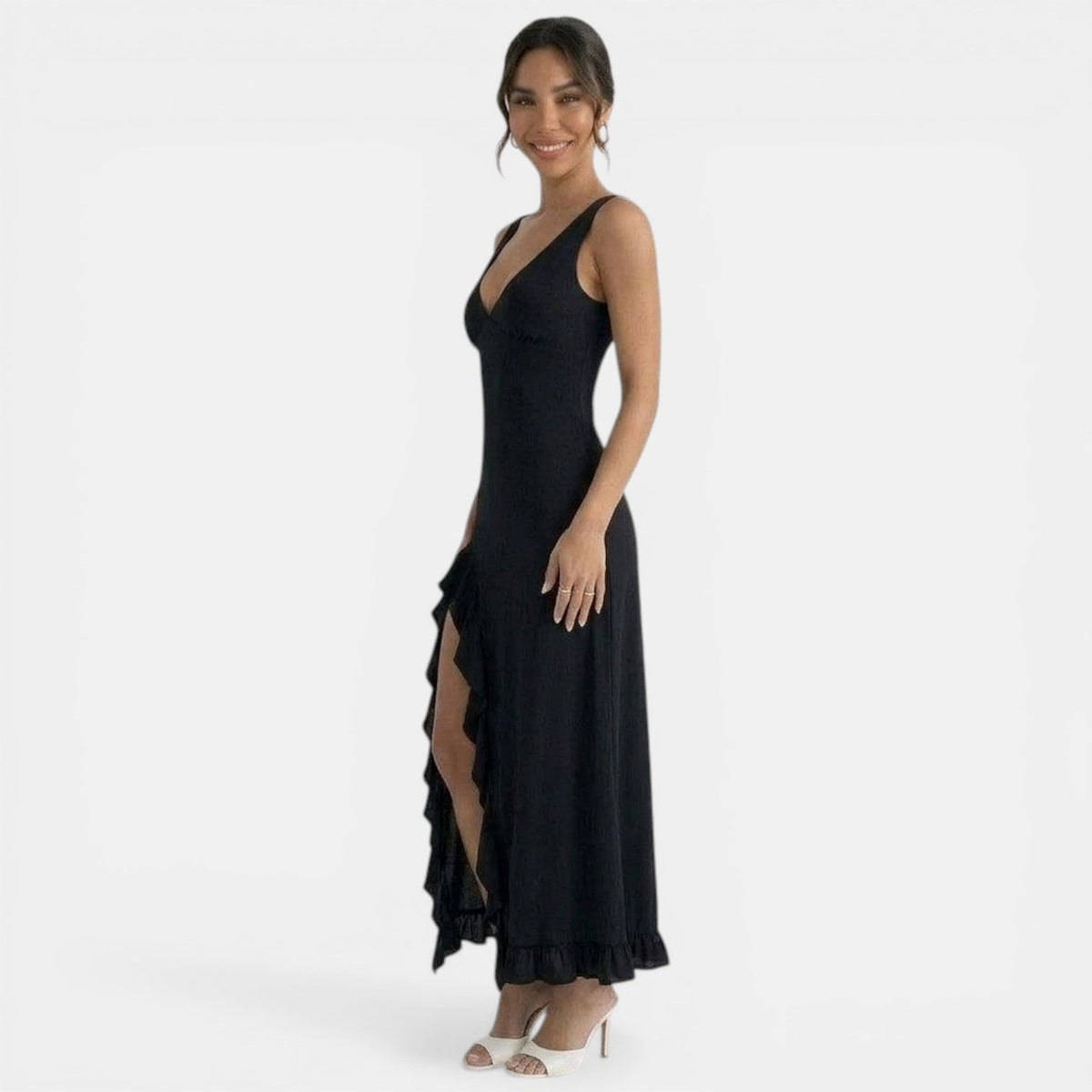 Vestido Midi Elegante Mujer