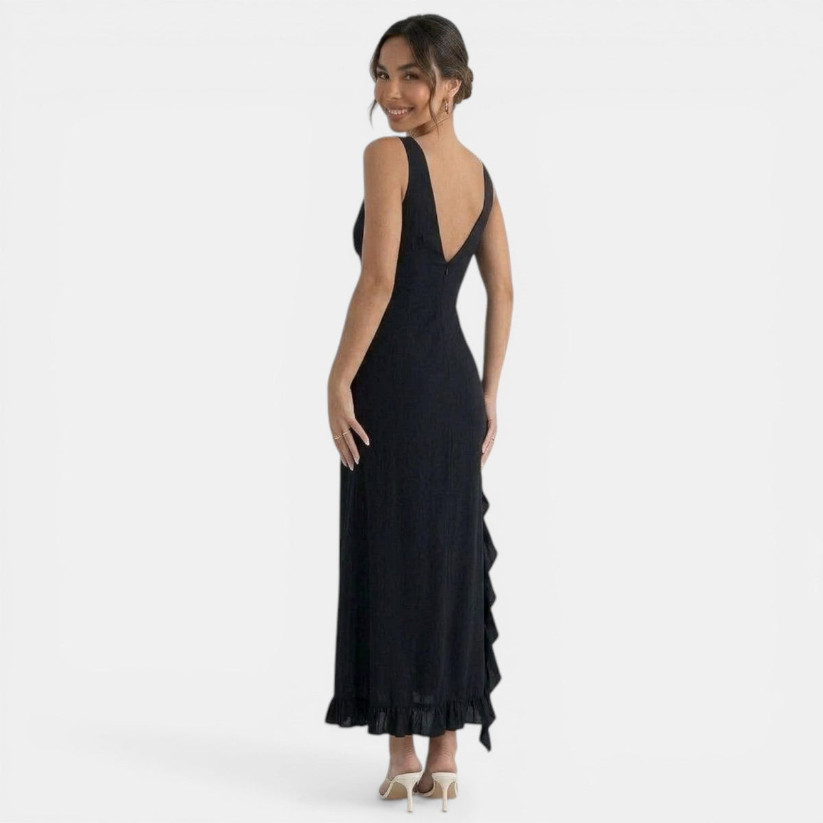 Vestido Midi Elegante Mujer