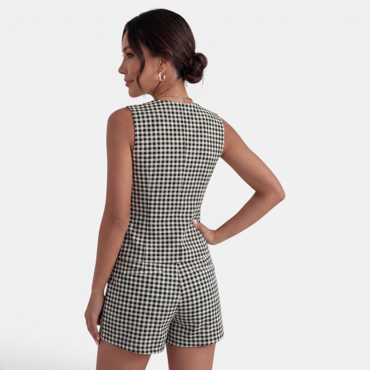 Conjunto Mujer Verano Cuadros