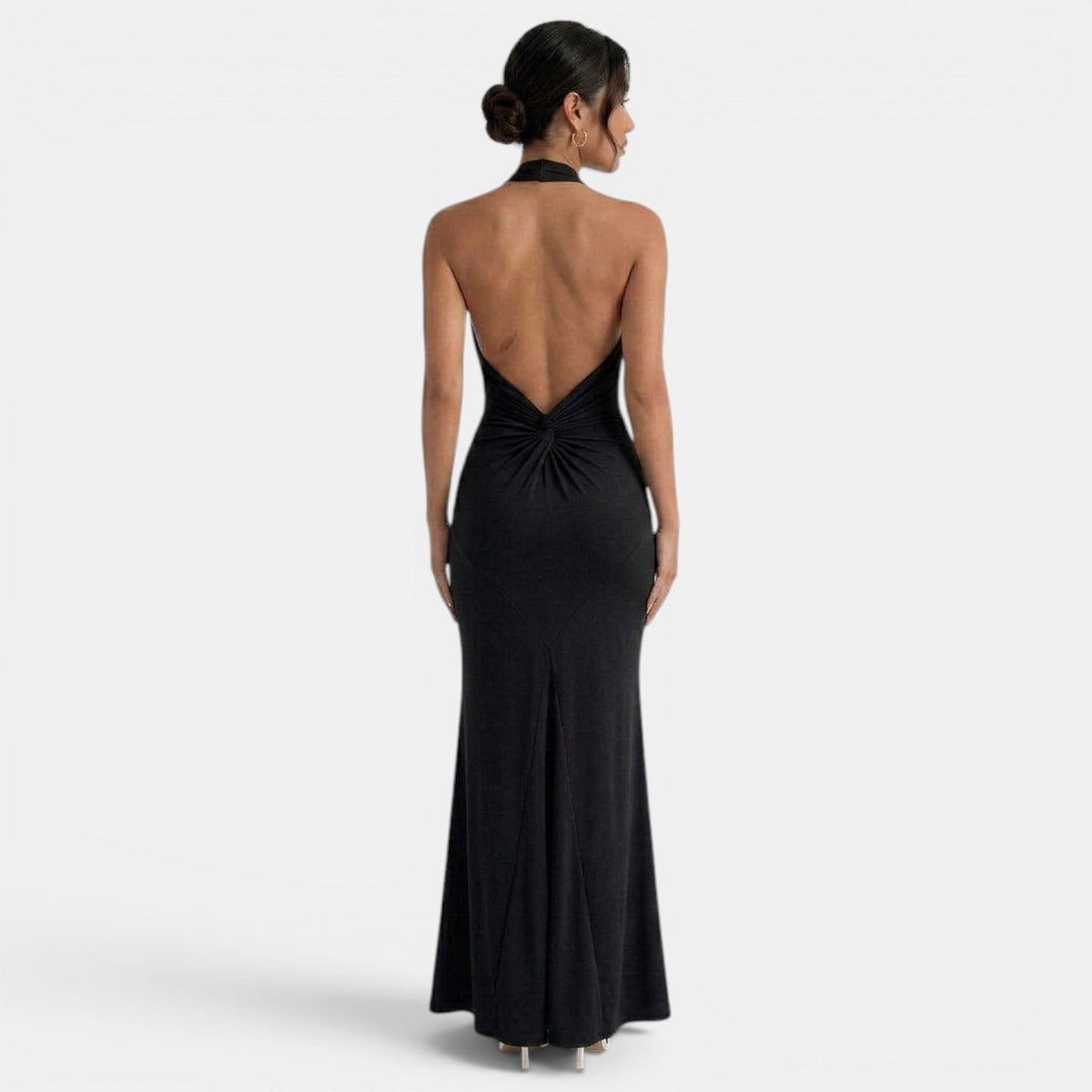 Vestido Largo Halter Elegante Mujer