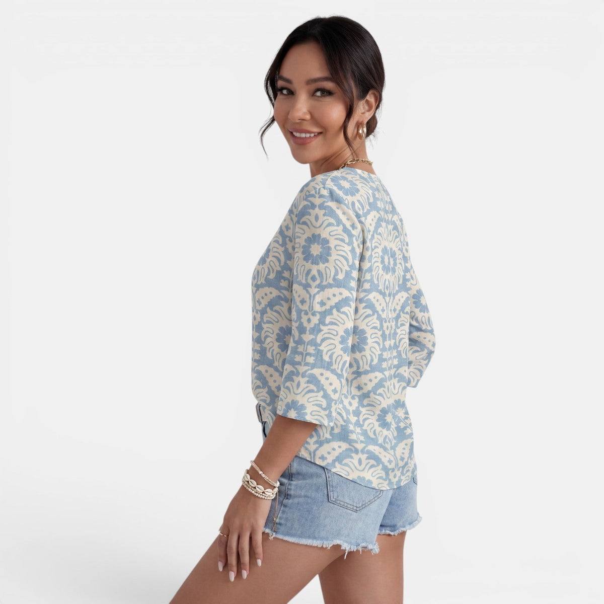 Blusa Boho Mujer Floral