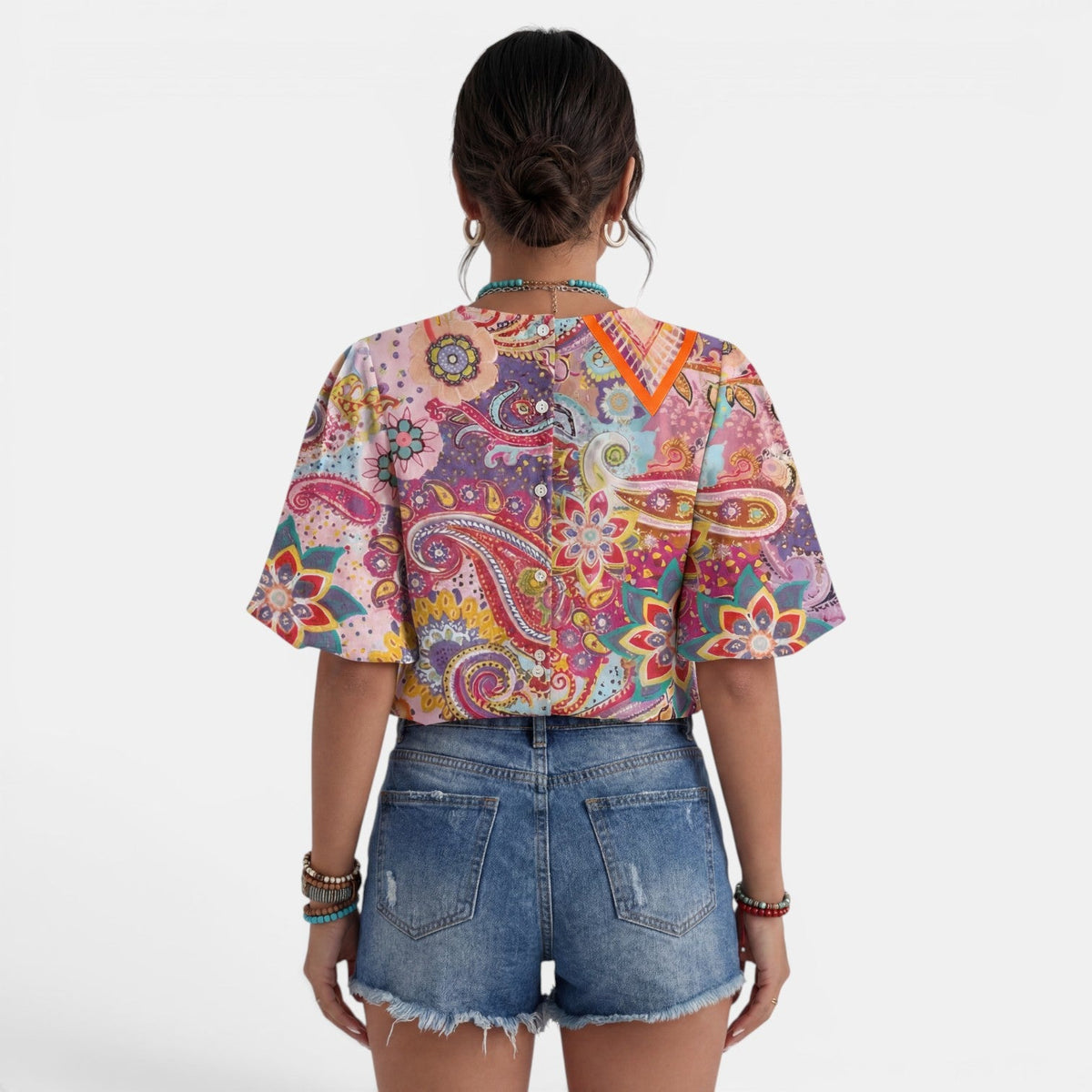 Blusa Boho Mujer Floral