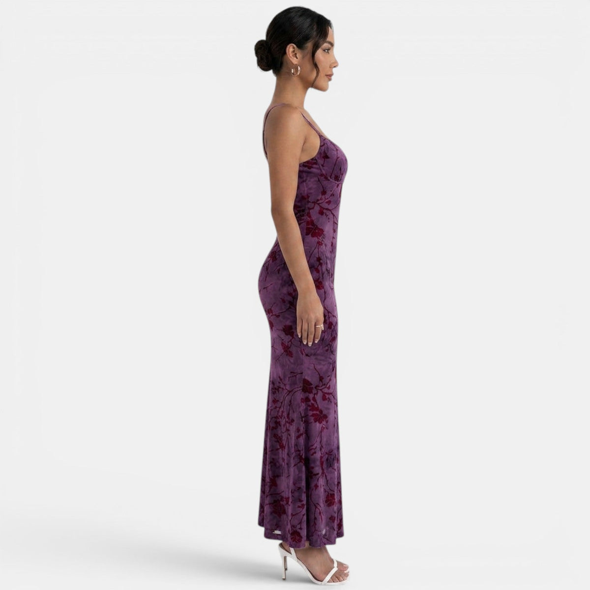 Vestido Largo Floral Mujer