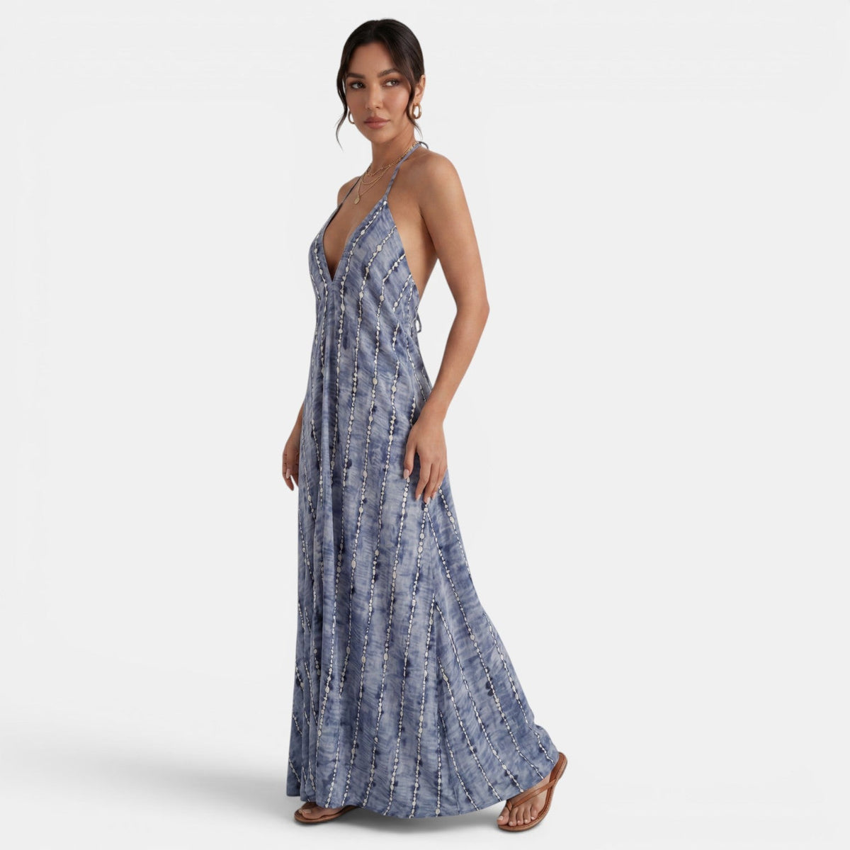 Vestido Largo Boho Mujer Tirantes