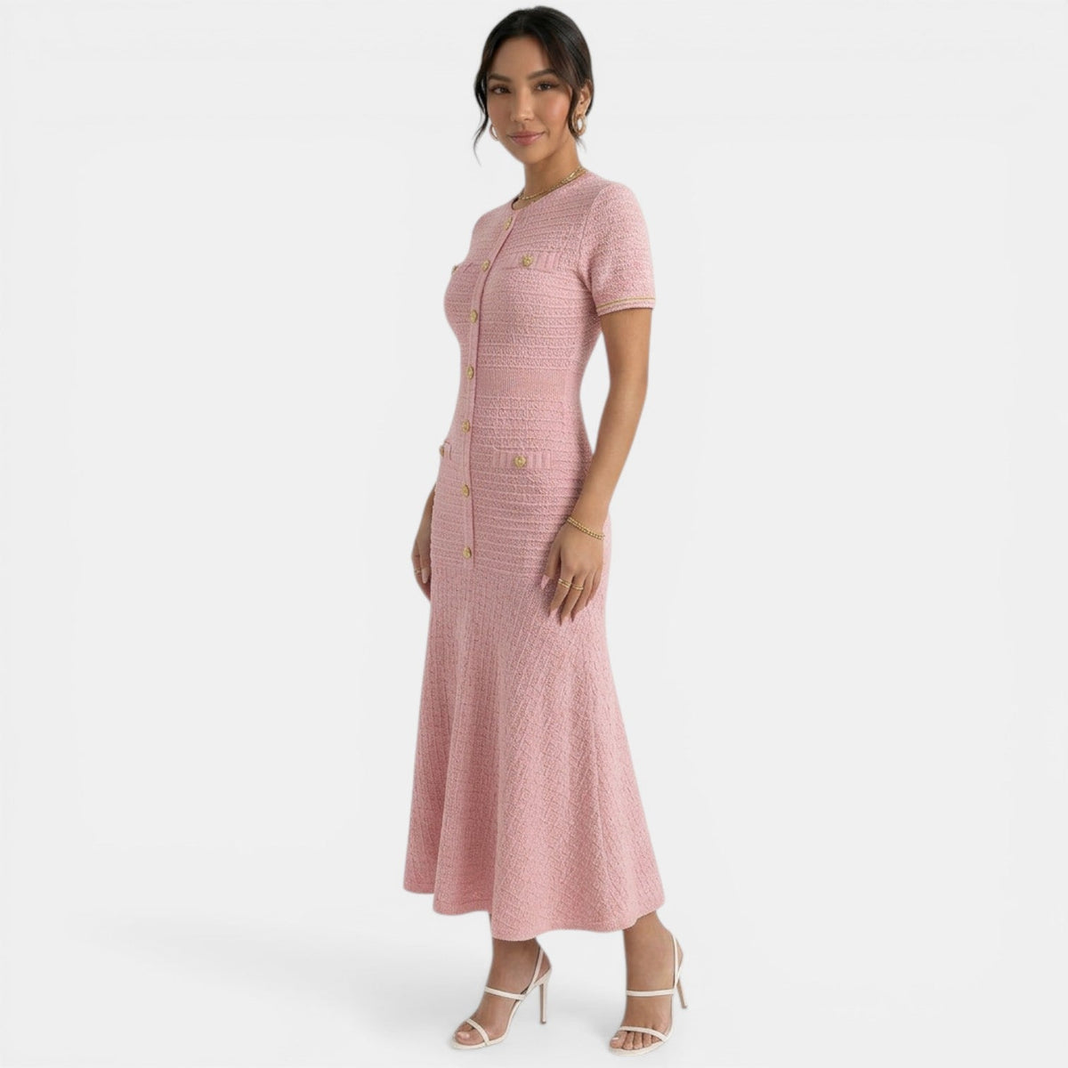 Vestido Midi Elegante Mujer