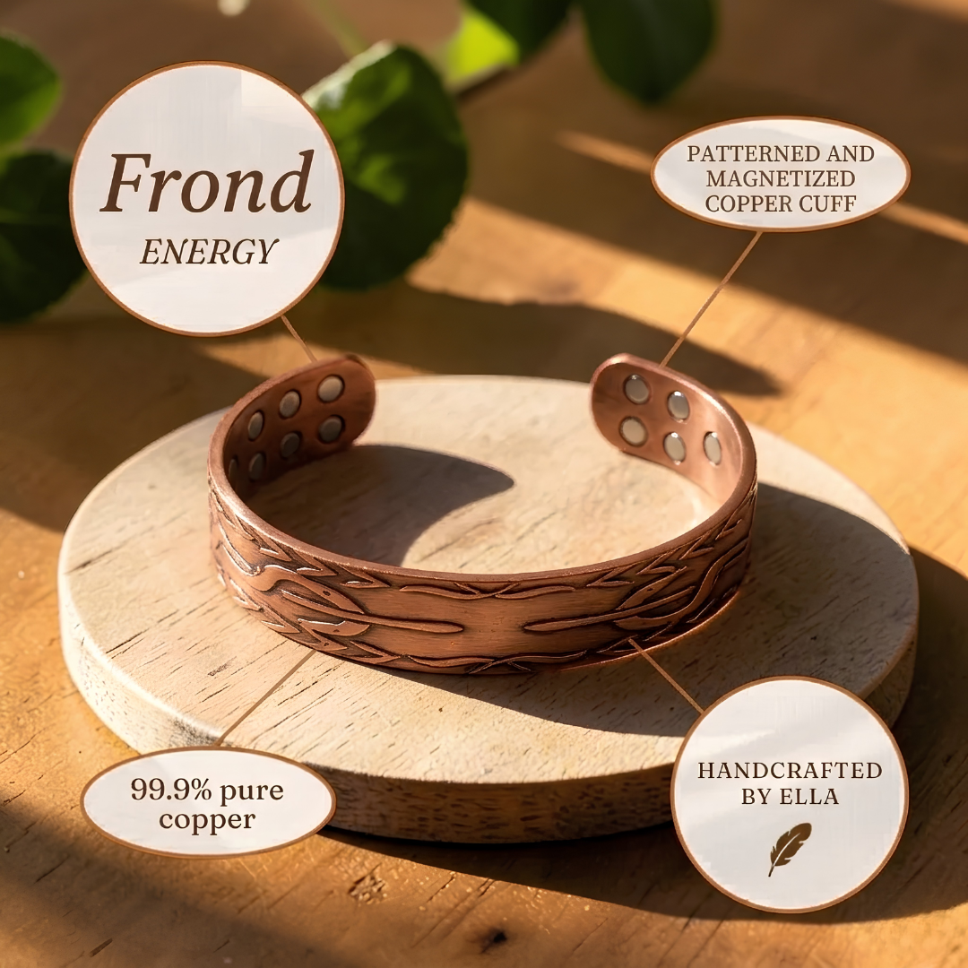 Pulsera Fronda de Cobre
