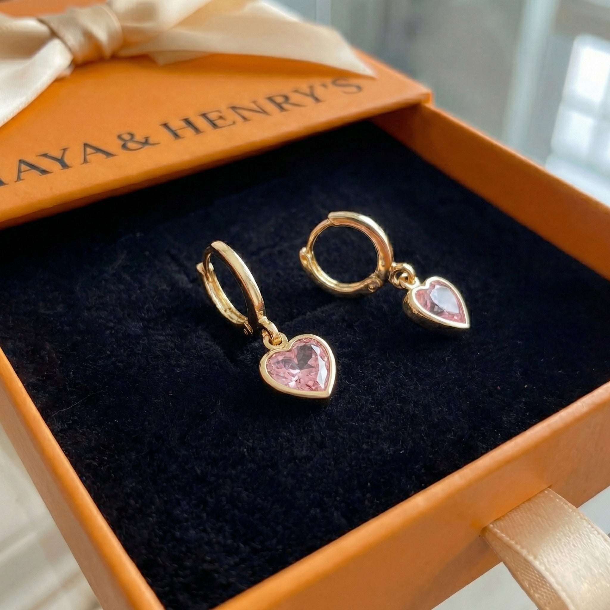 Pendientes Colgantes Amor con Colgante