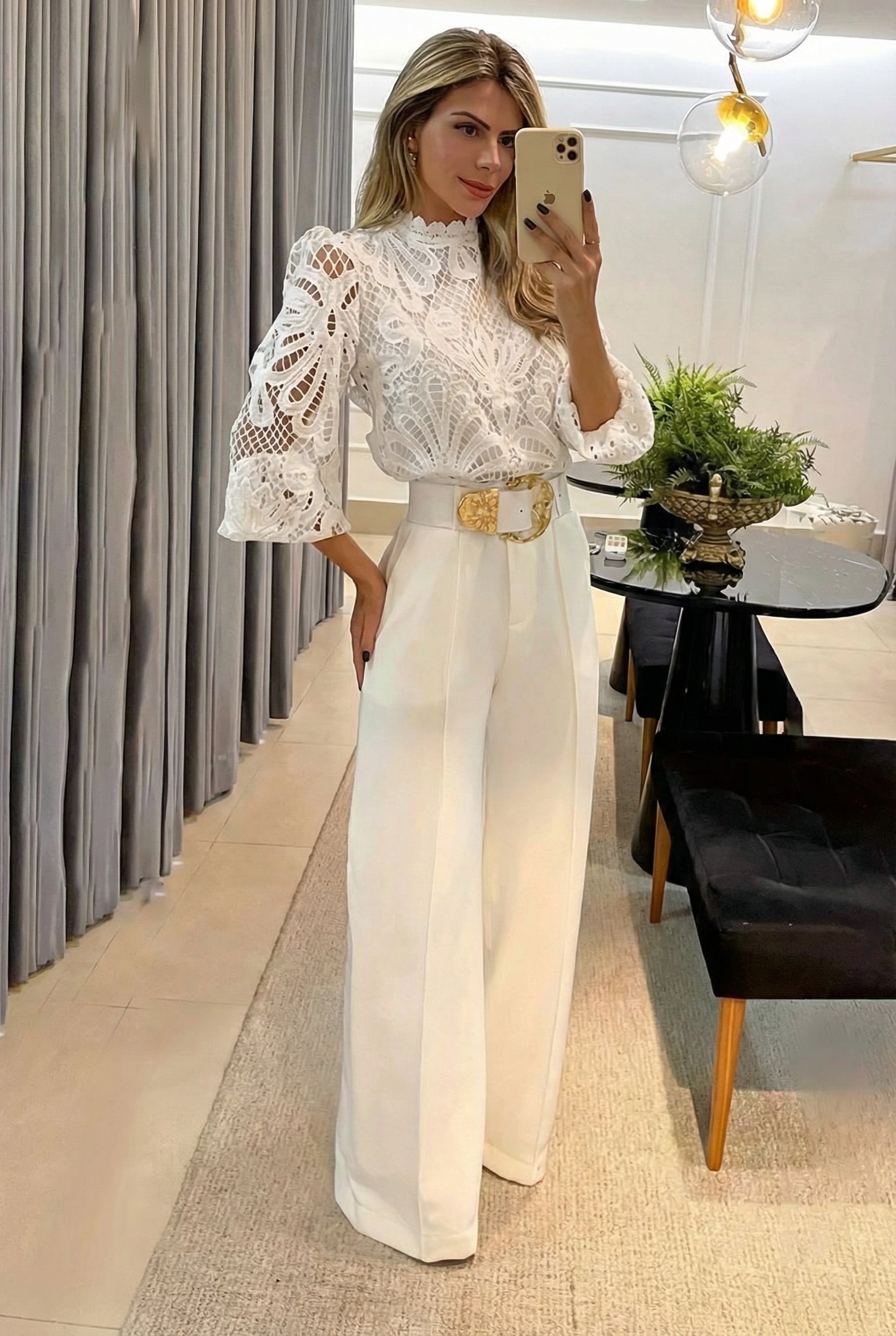 María | Conjunto de Blusa y Pantalón