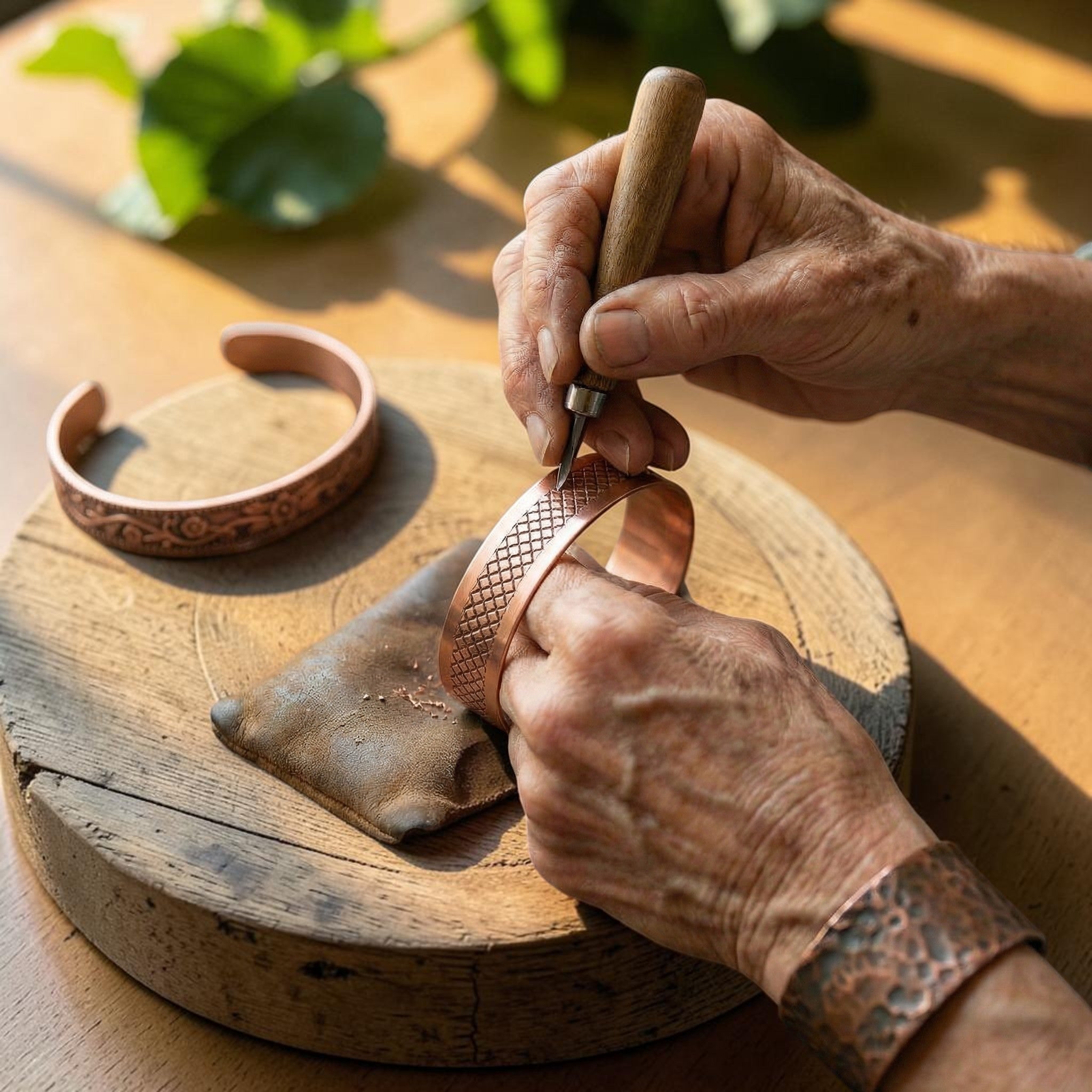 Set de Pulseras Forja de Cobre