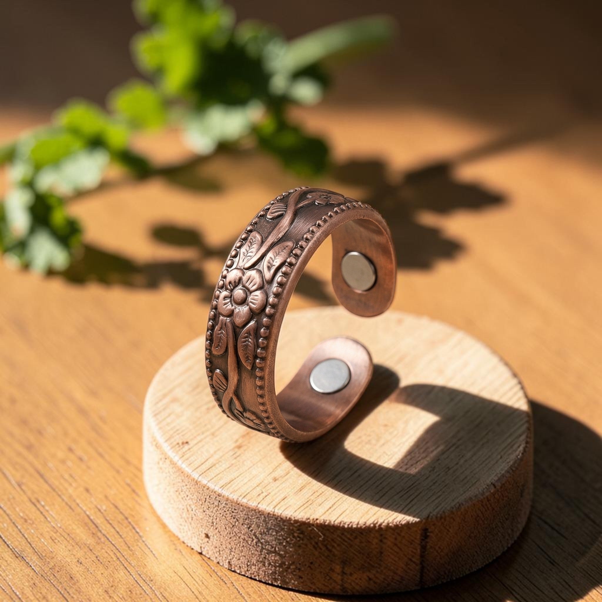 Anillo Petalo de Cobre