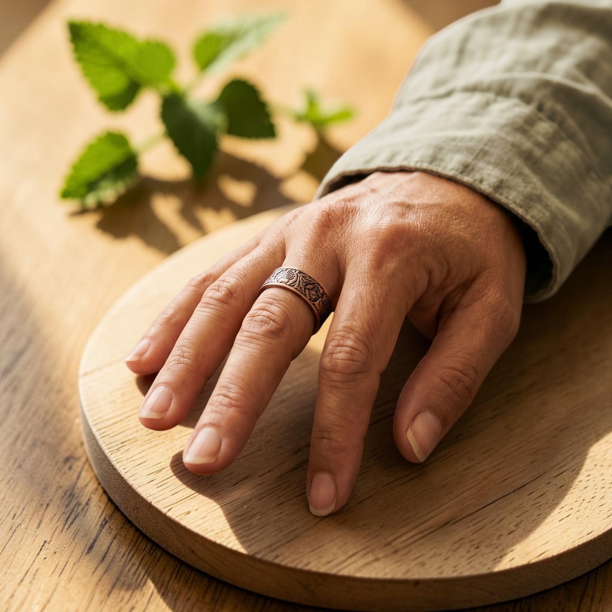 Anillo Roble de Cobre