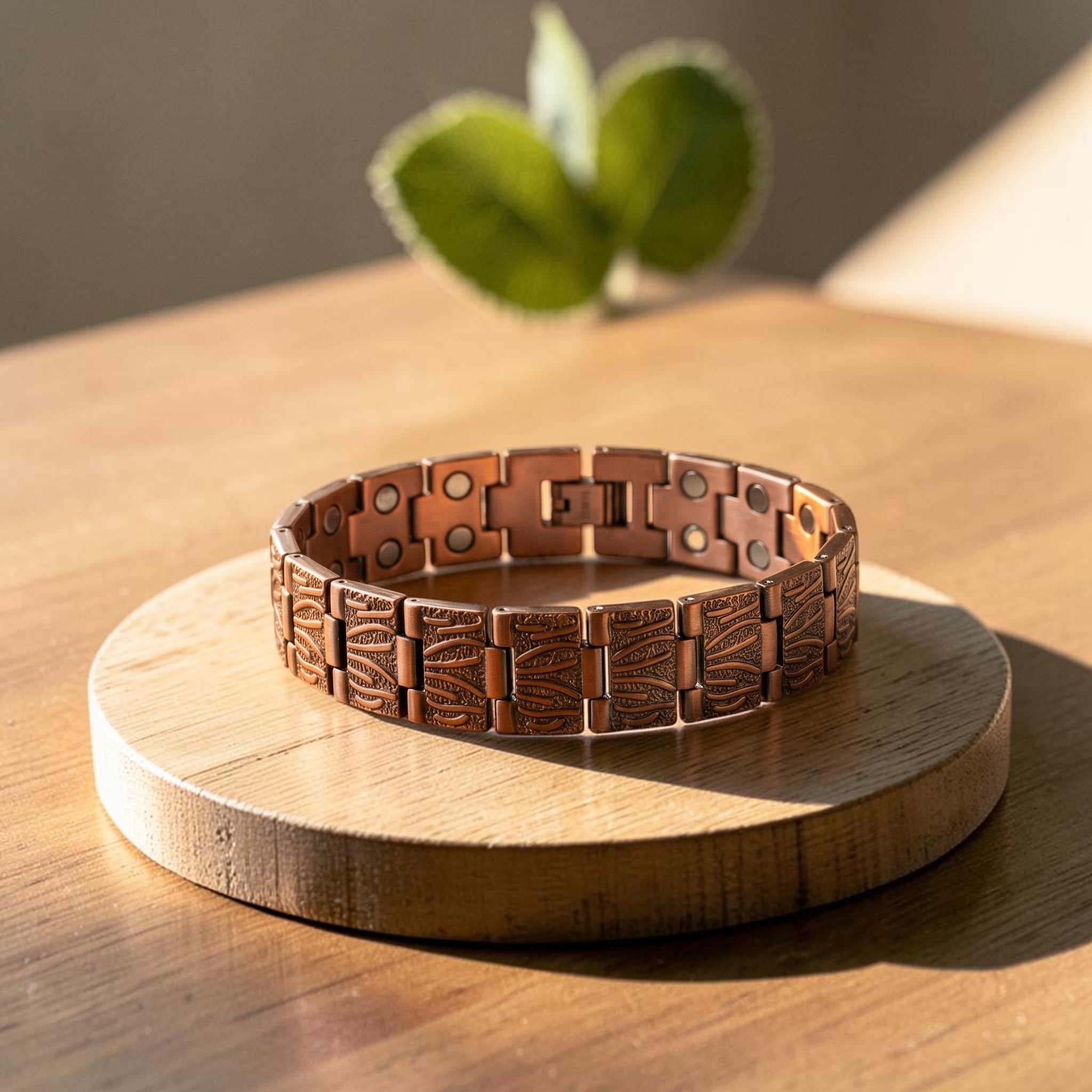 Pulsera Hombre Grava de Cobre