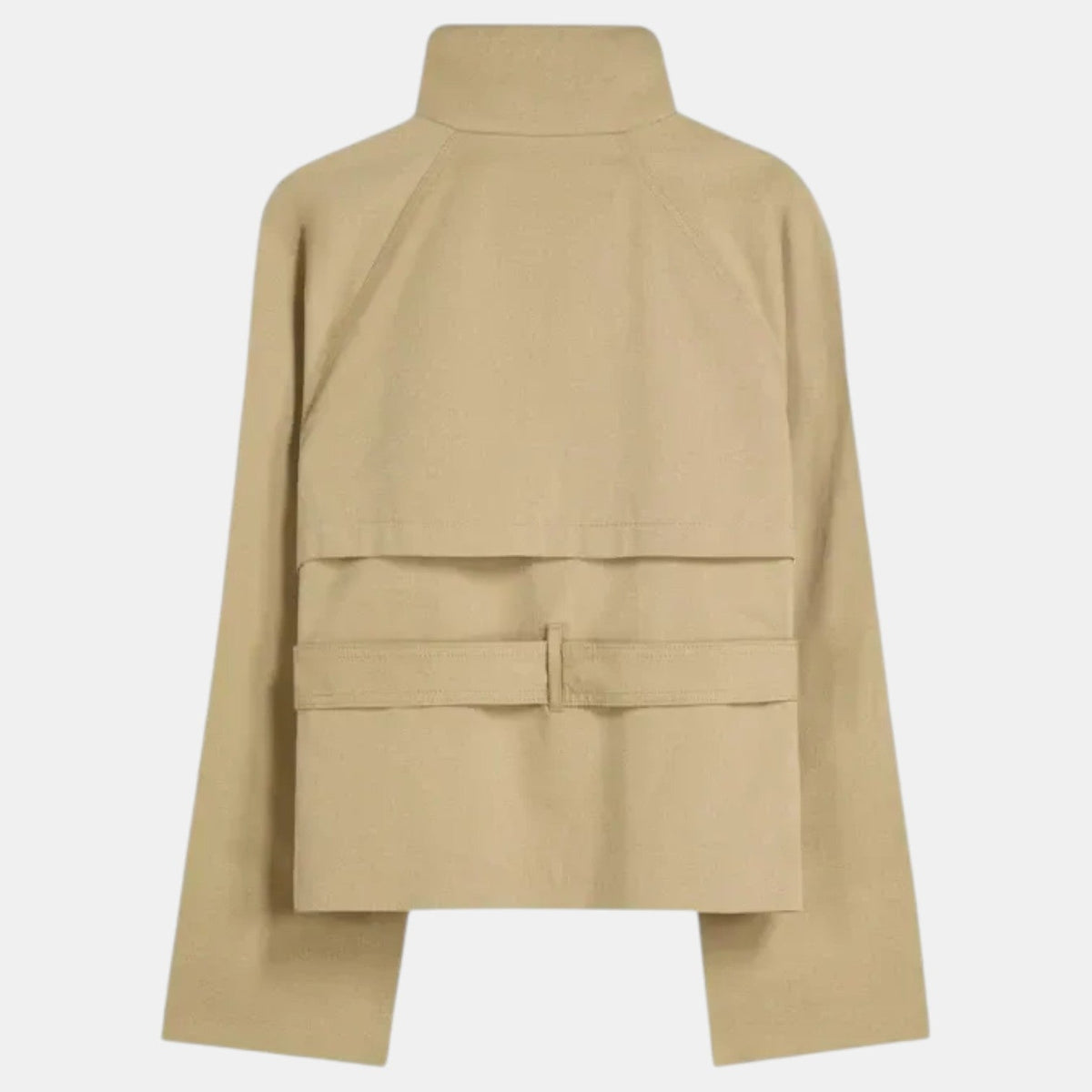 Gabardina Corta Mujer Premium – Trench Elegante con Cinturón Ajustable