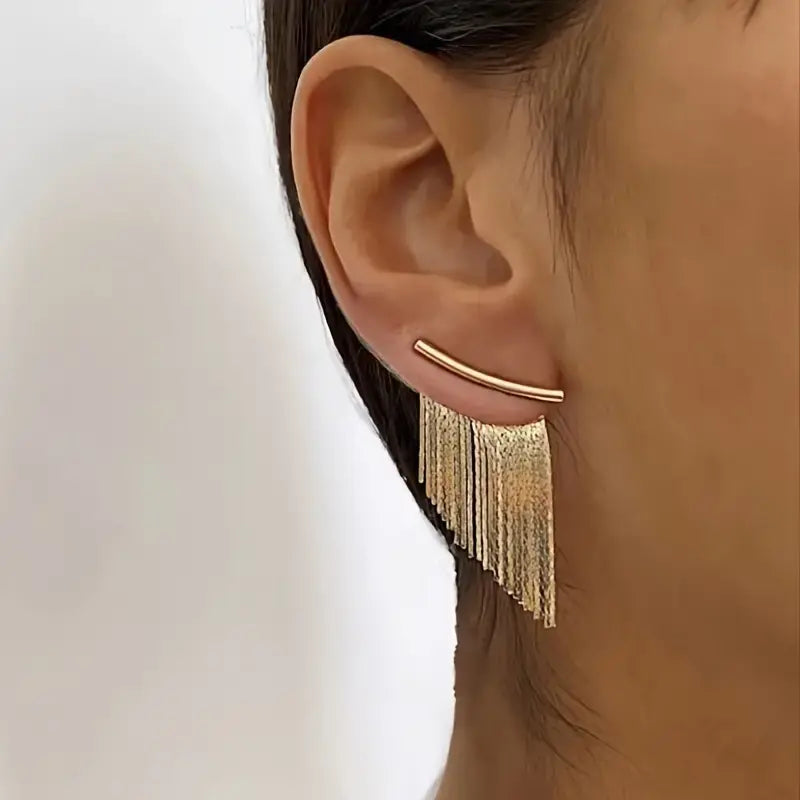 Pendientes Vintage Cólgantes Dorados