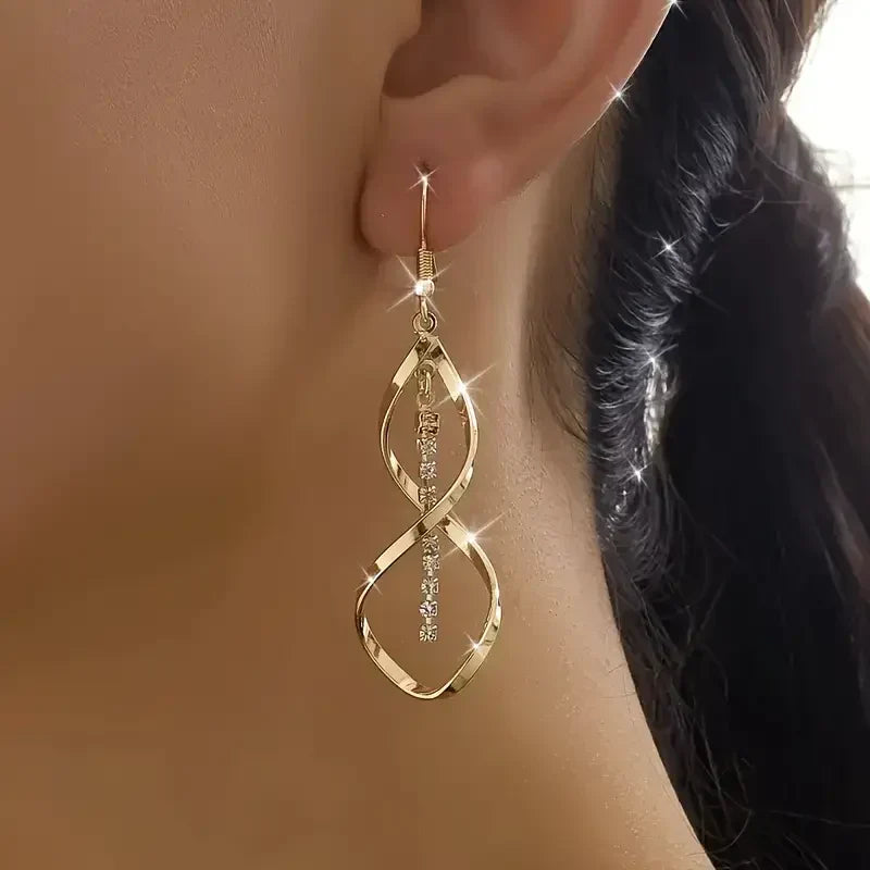Pendientes Rayo de Sol en Espiral