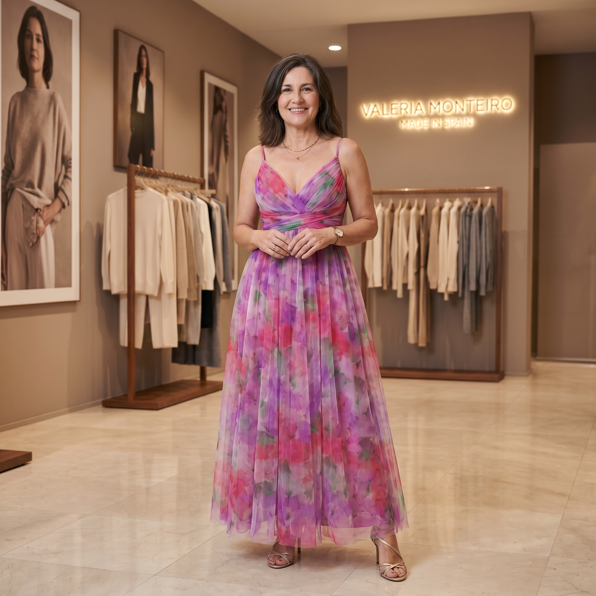 Lola | Vestido maxi floral encantador