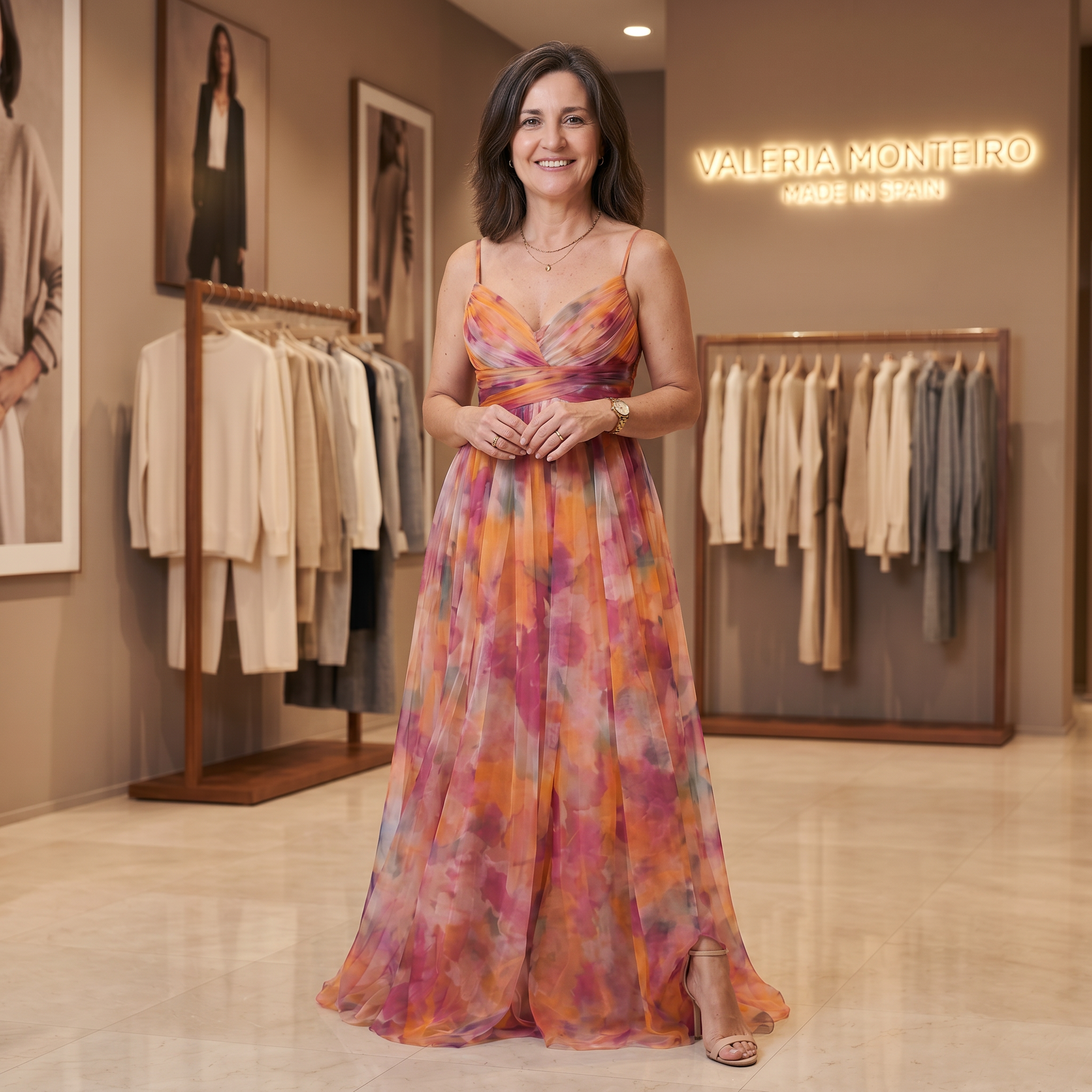 Lola | Vestido maxi floral encantador
