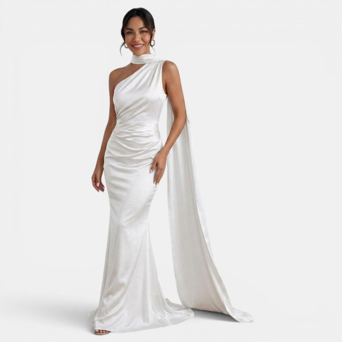 Vestido Largo Mujer Halter Elegante