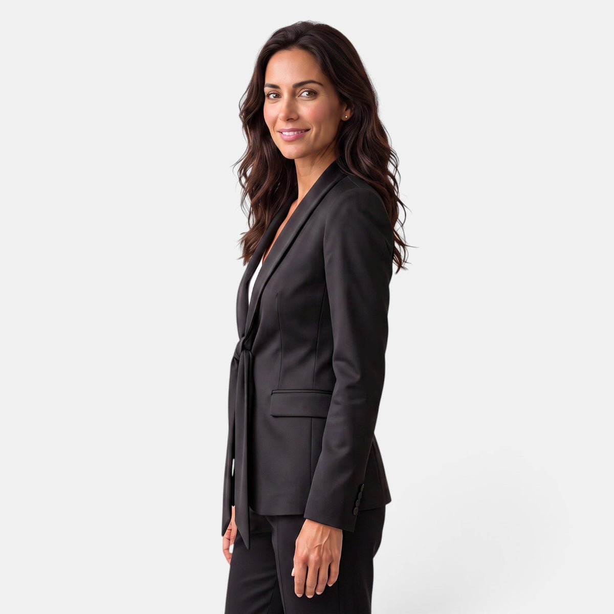 Blazer Mujer Holgado con Solapa