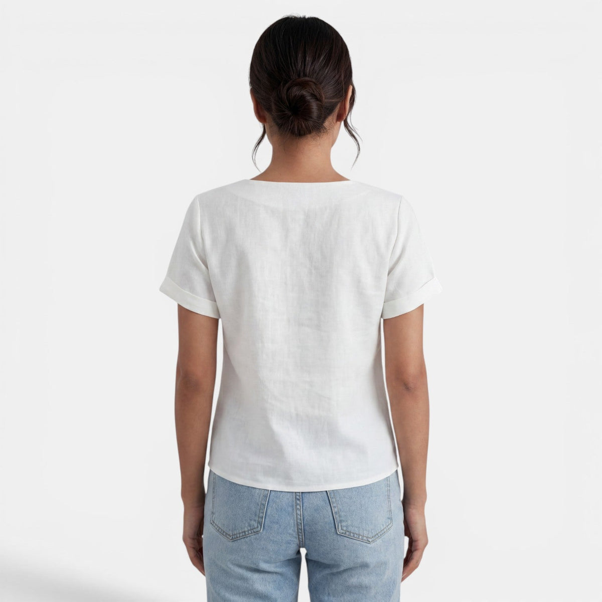 Camiseta Mujer Algodón Manga Corta