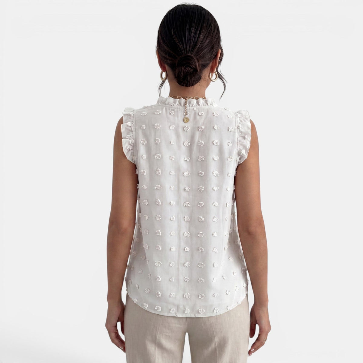 Blusa Mujer Volantes Elegante