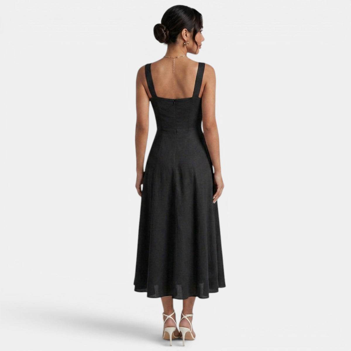 Vestido Midi Verano Elegante Mujer