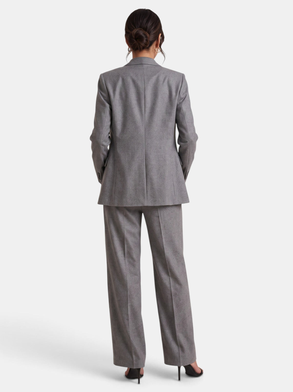 Traje de Mujer de 3 Piezas con Chaleco y Pantalón