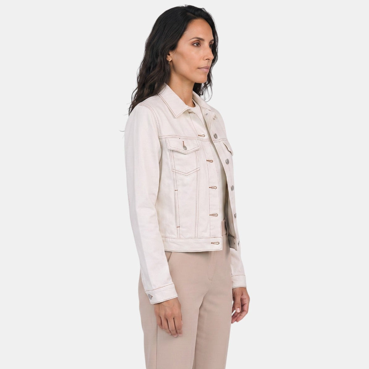 Chaqueta Vaquera Mujer Premium – Corte Recto Clásico