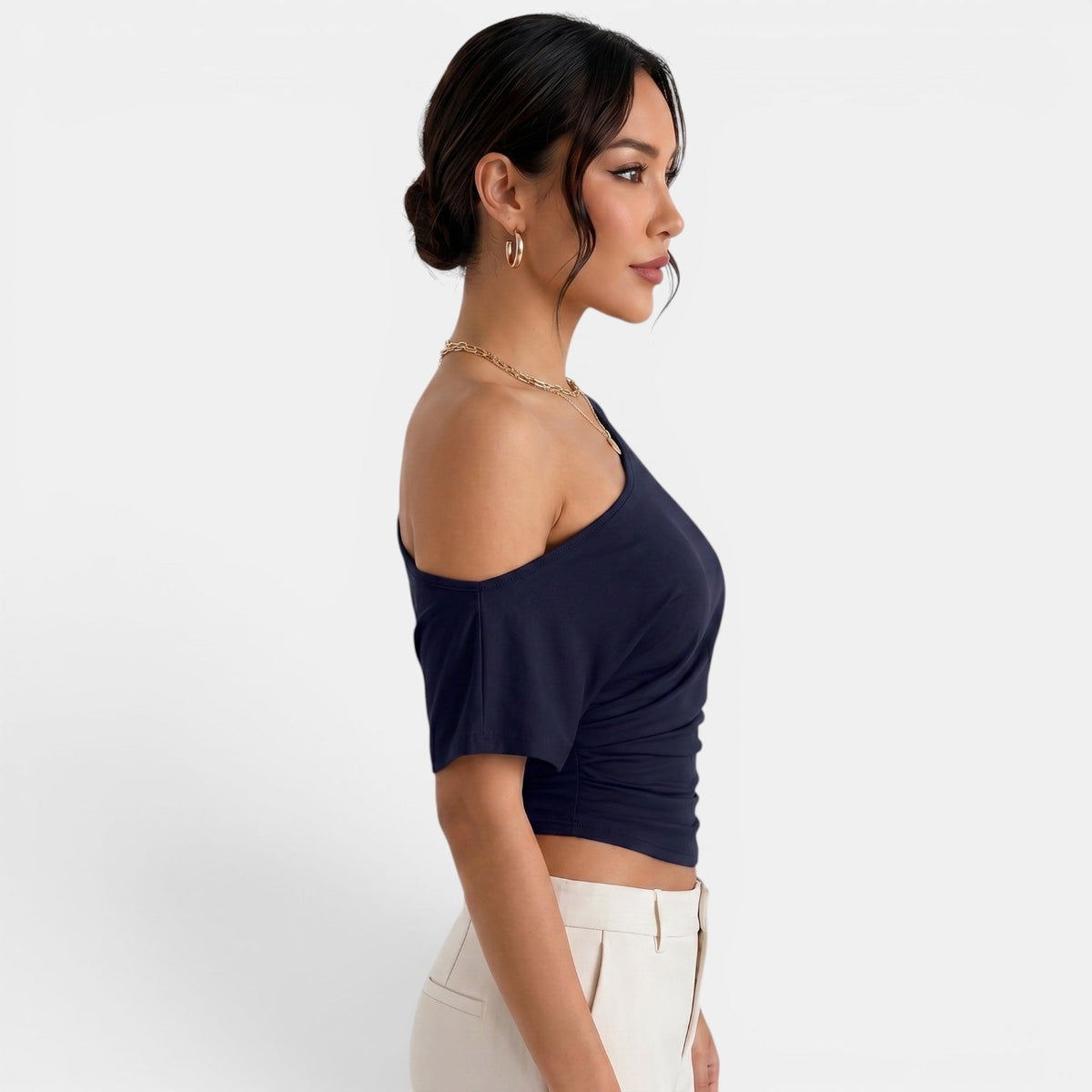 Top Hombros Descubiertos Mujer Verano
