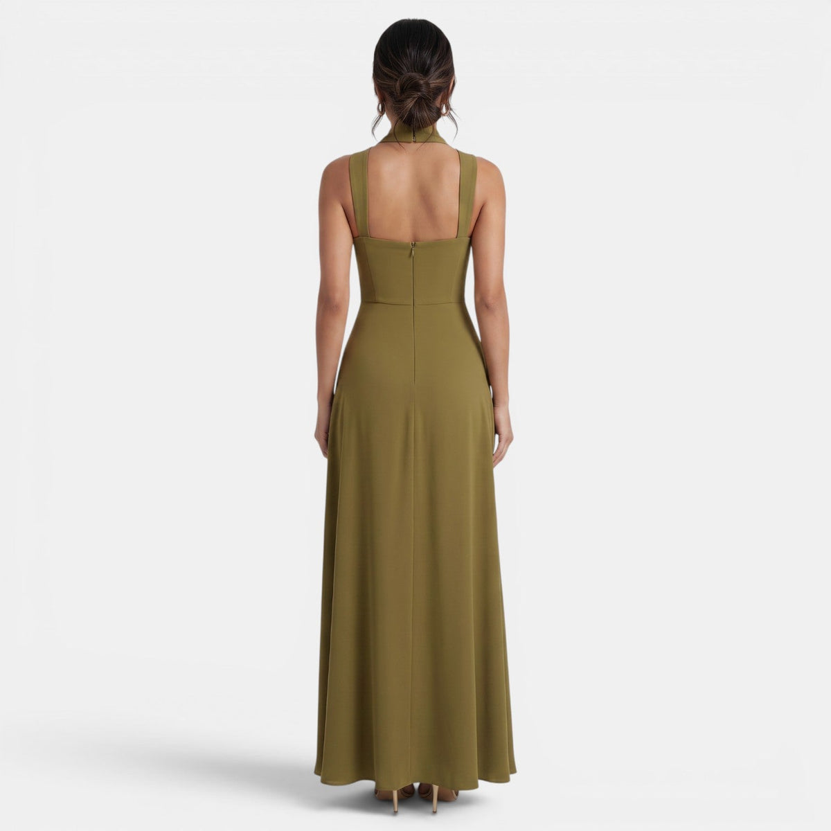 Vestido Minimalista Mujer Slim Fit
