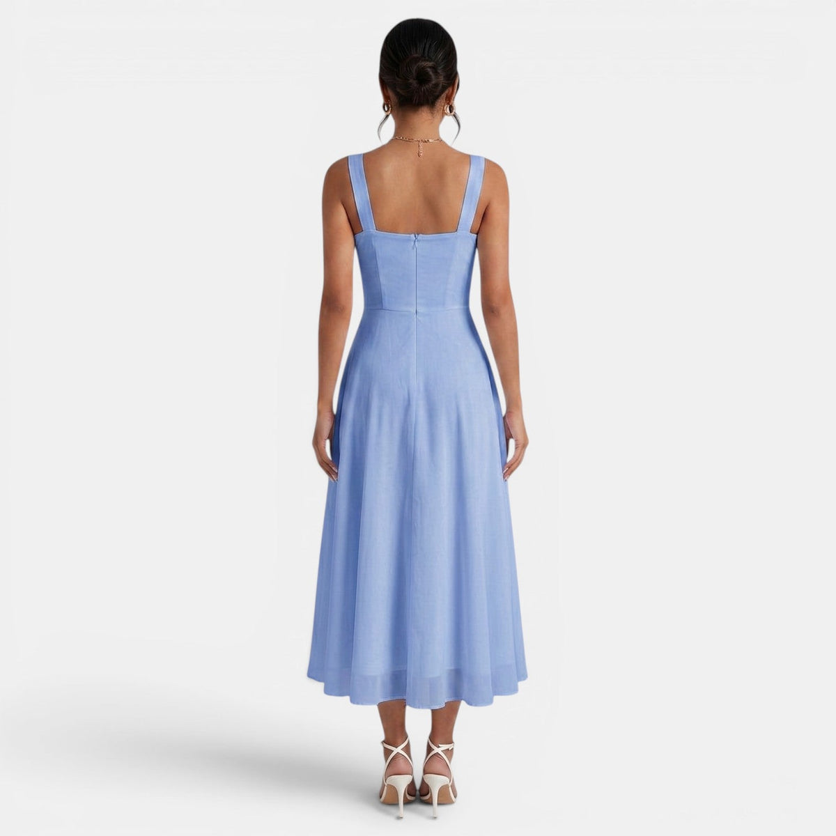 Vestido Midi Verano Elegante Mujer