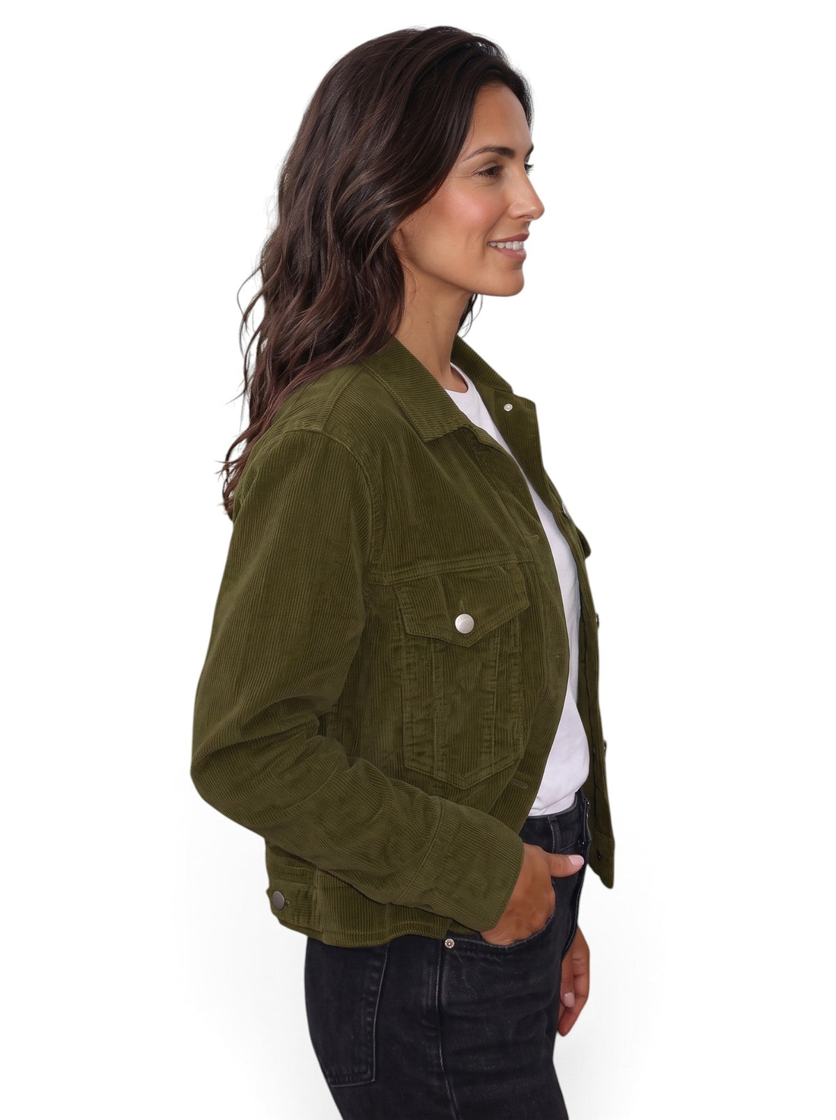 Chaqueta Mujer Casual de Corte Relajado y Versátil