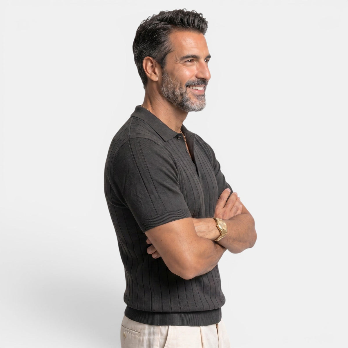 Polo Hombre Lana Premium