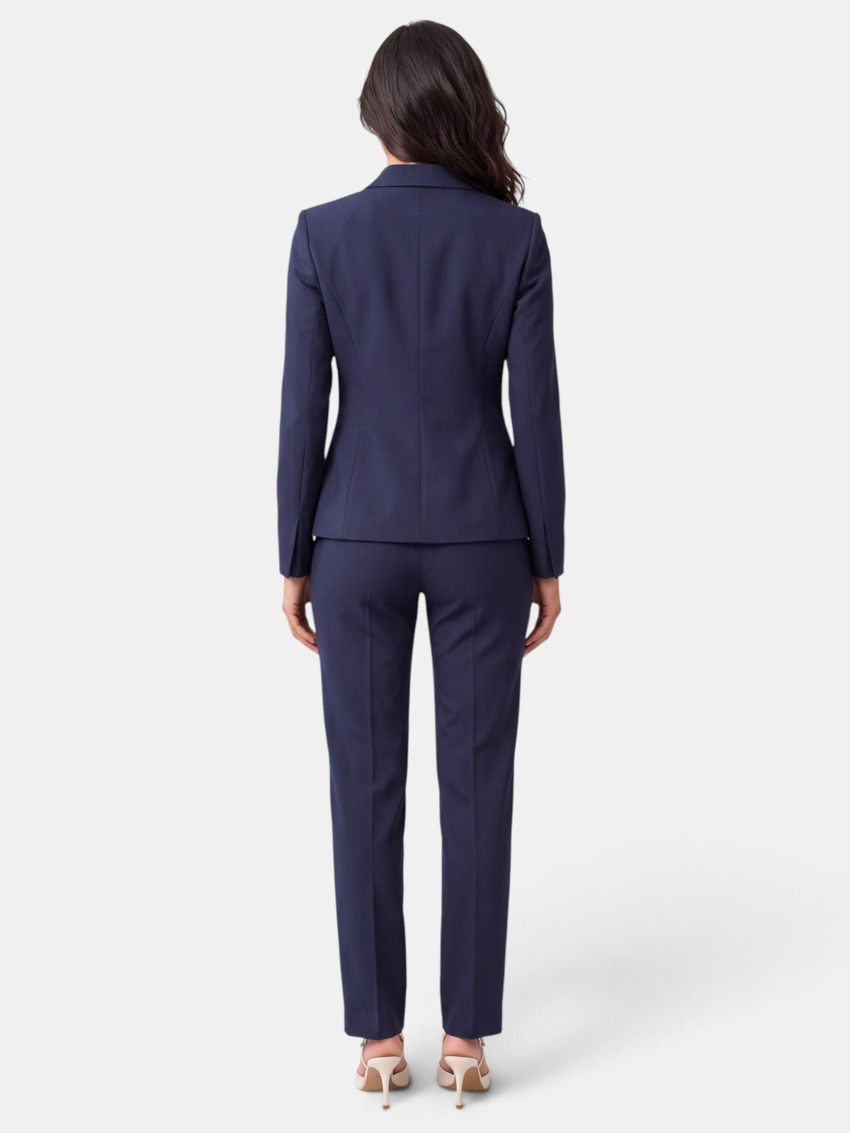 Traje Mujer Oficina Blazer Asimétrico