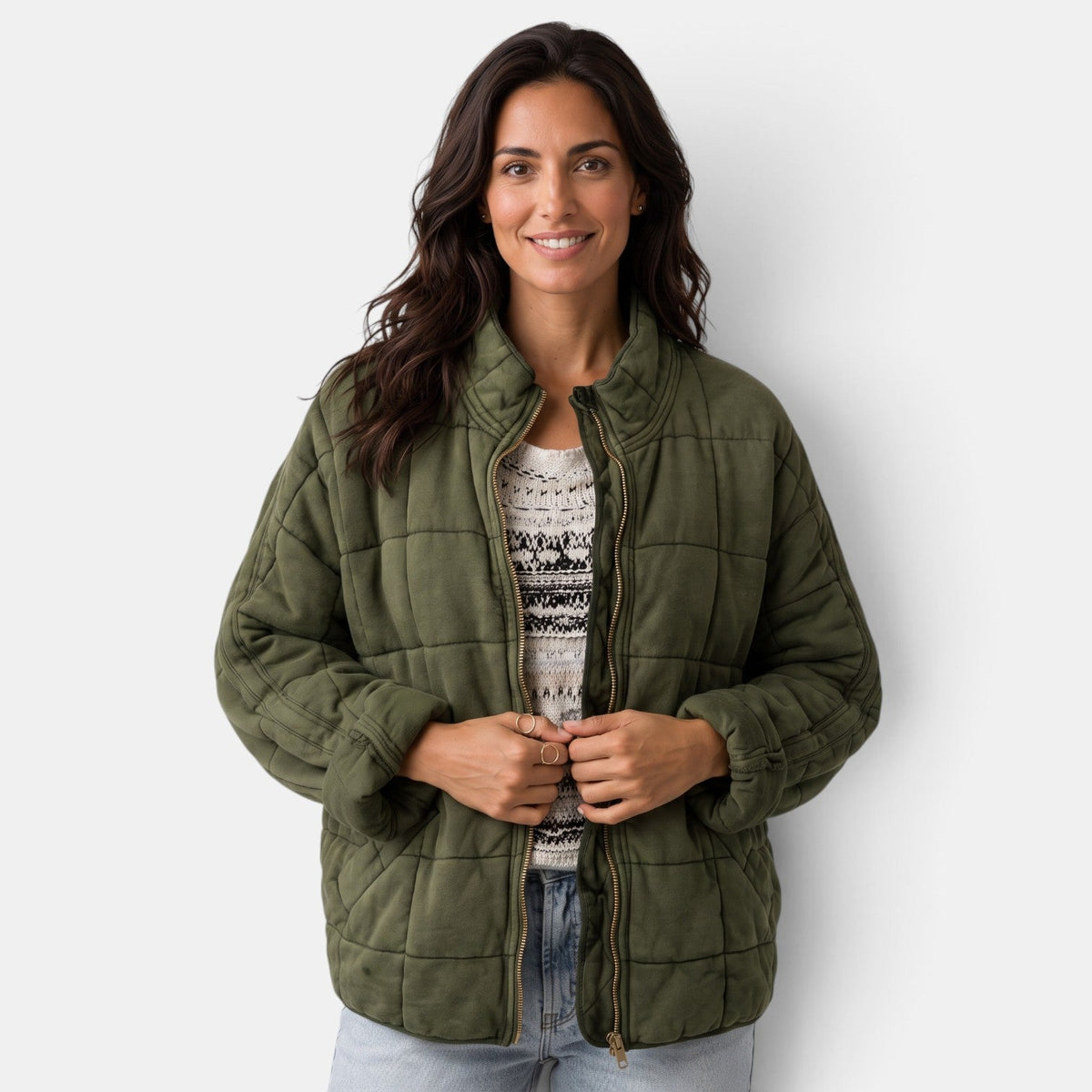 Chaqueta Acolchada Mujer Oversize
