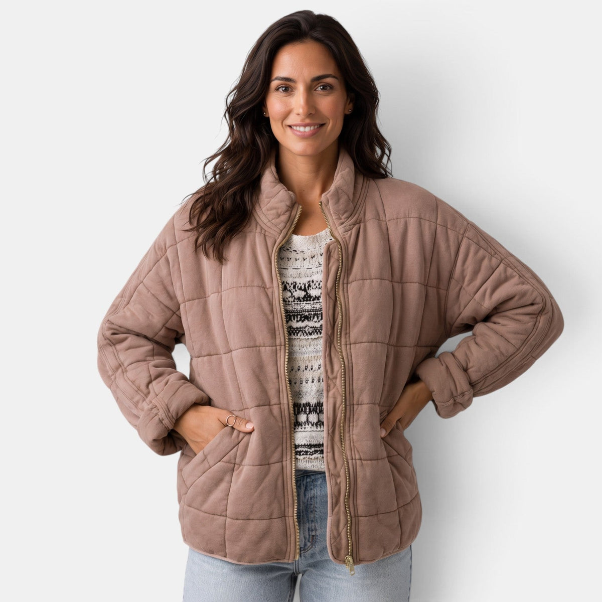 Chaqueta Acolchada Mujer Oversize