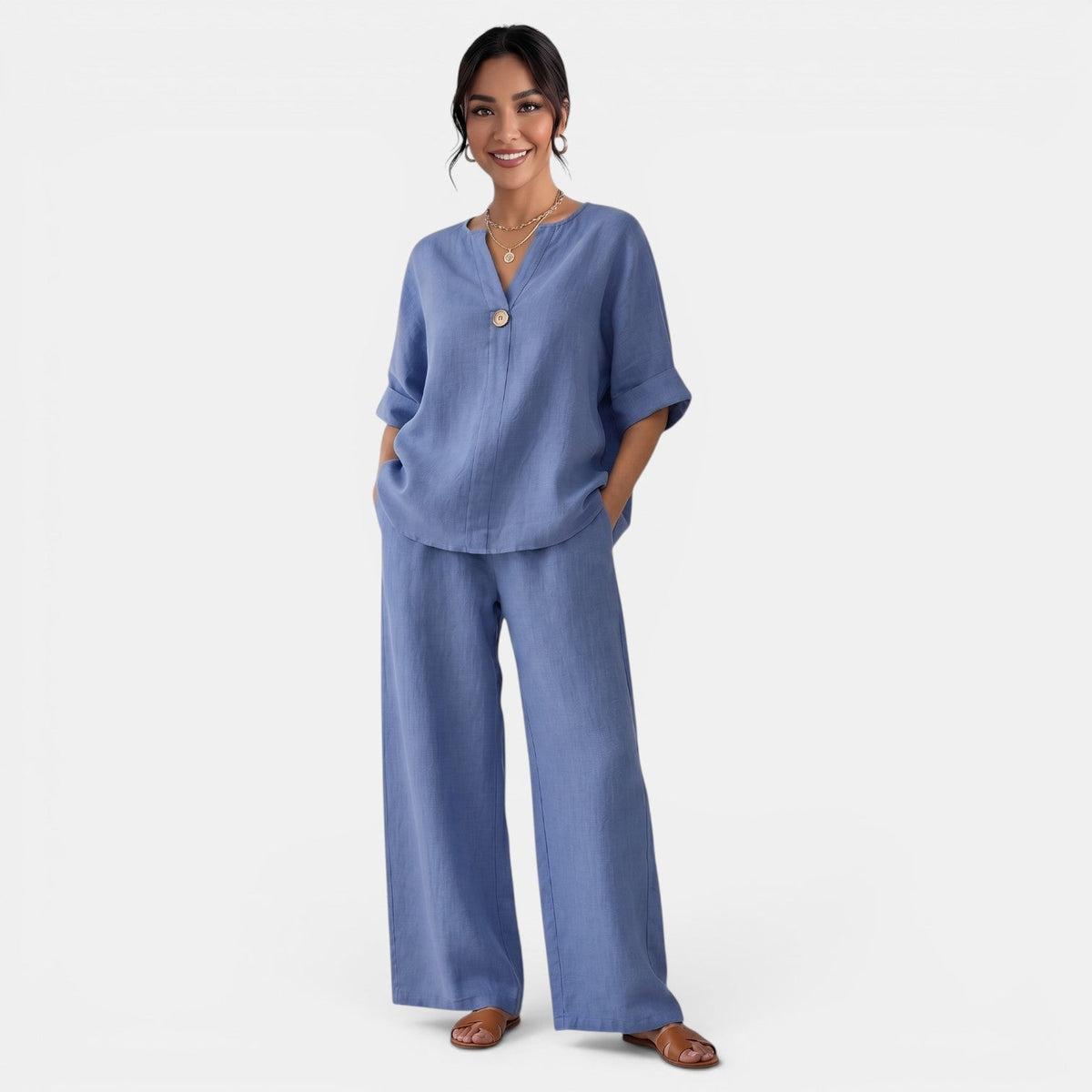 Conjunto Mujer Elegante Pantalón