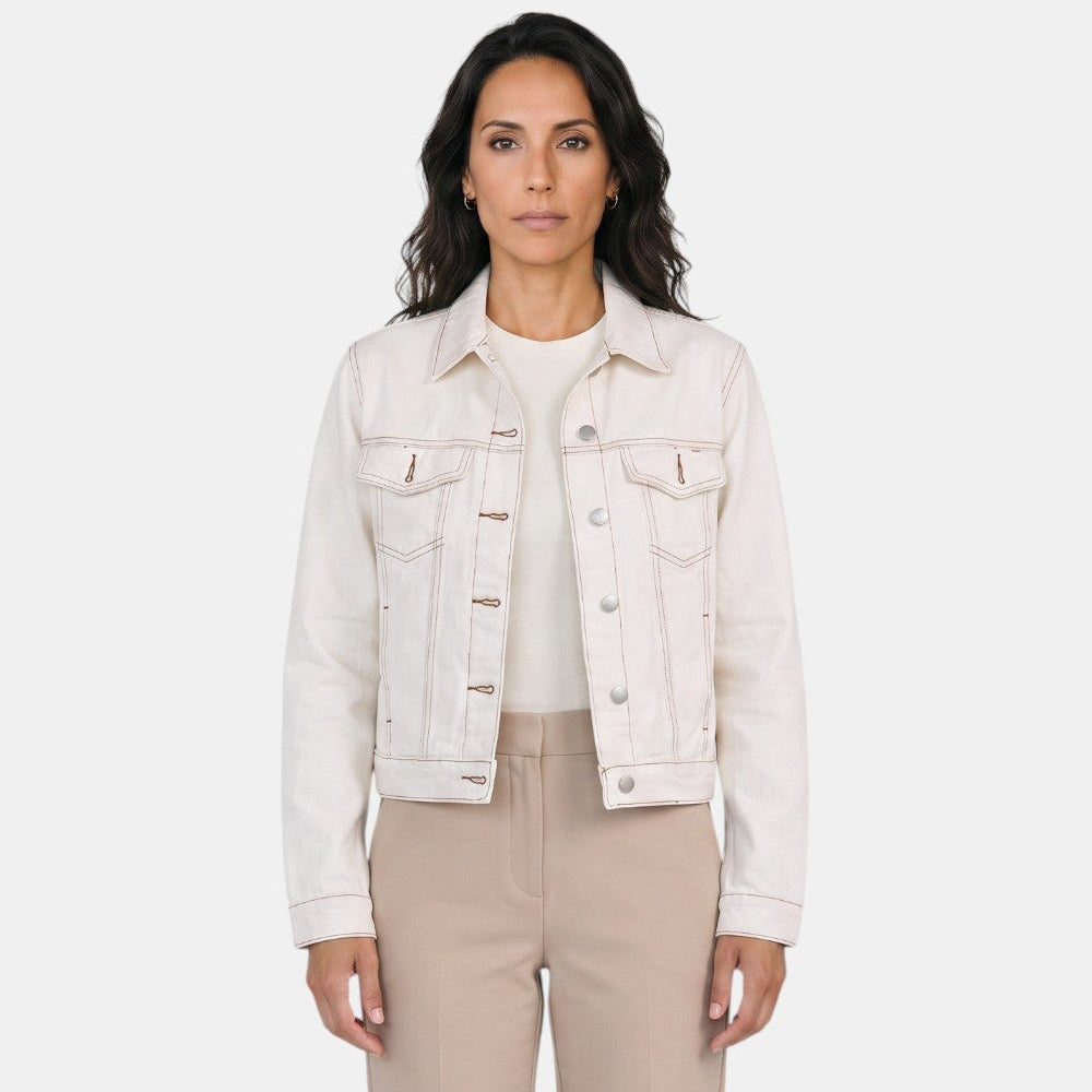 Chaqueta Vaquera Mujer Premium – Corte Recto Clásico