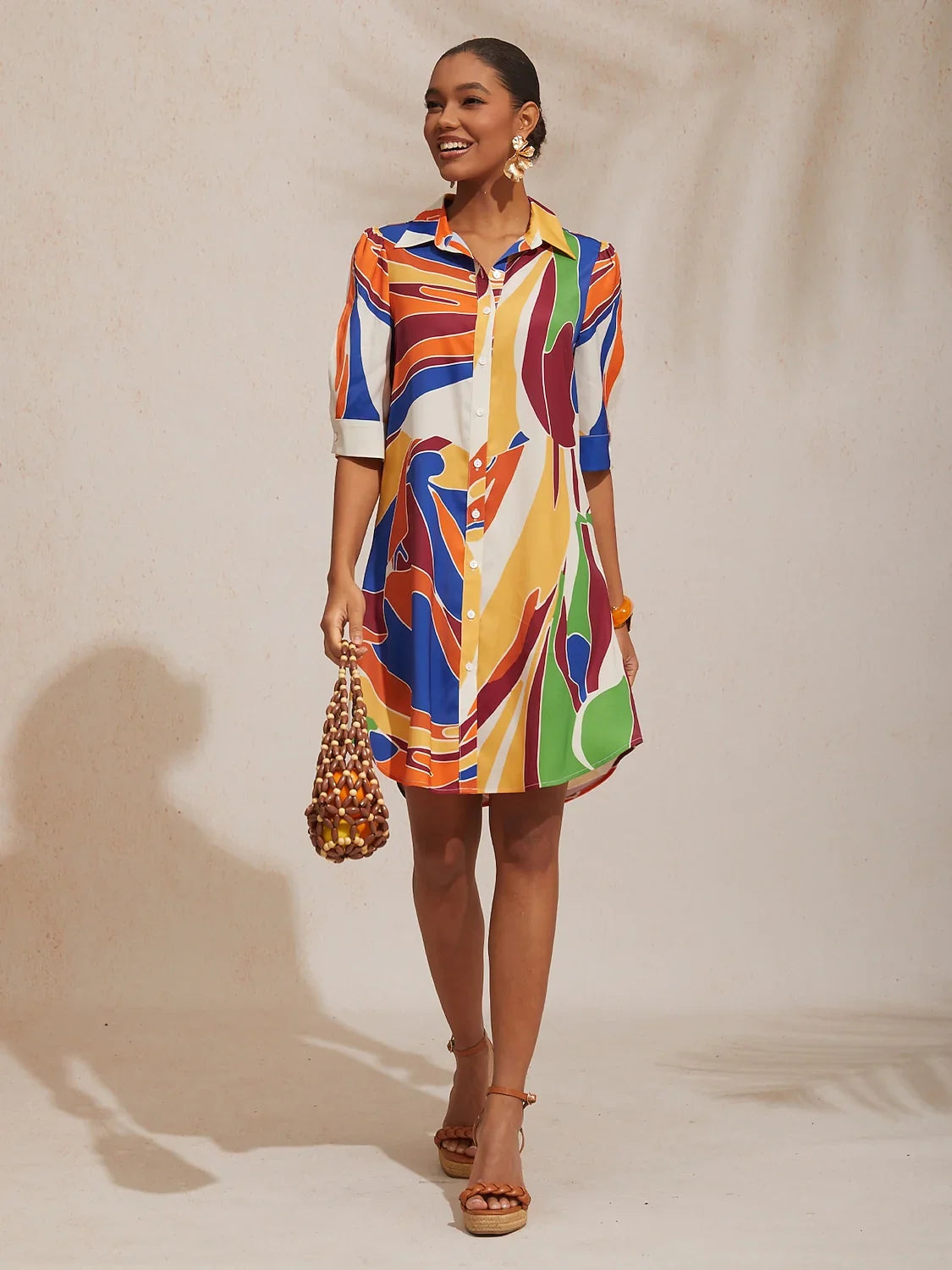 Santorini | Vestido Camisero Midi
