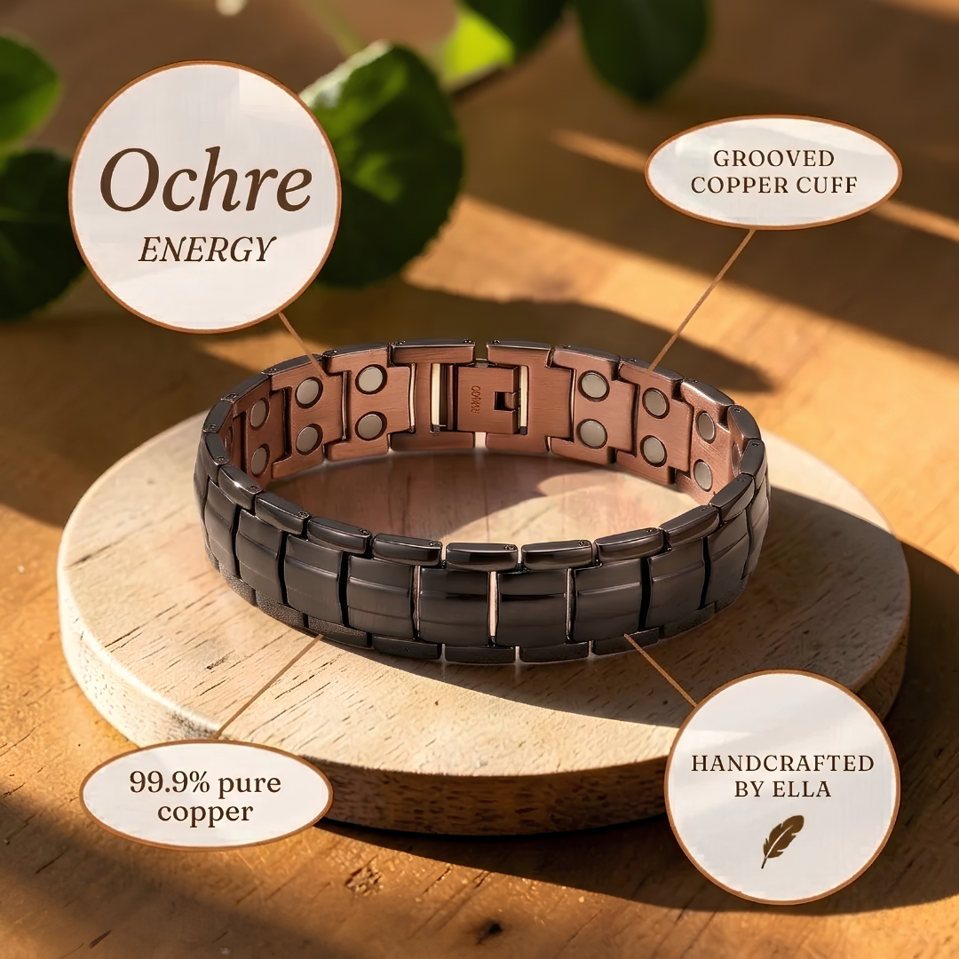 Pulsera Hombre Ocre de Cobre
