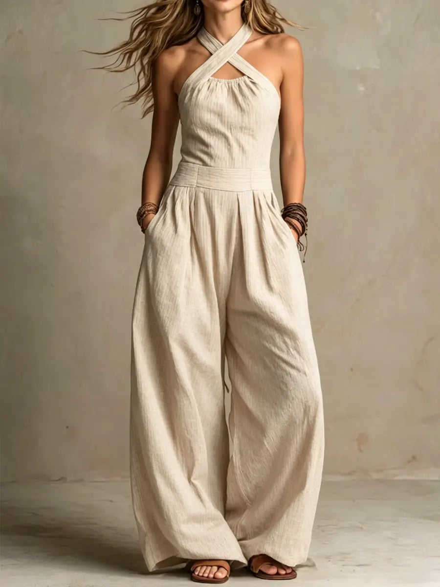 Daniela | Mono Largo con Escote Halter