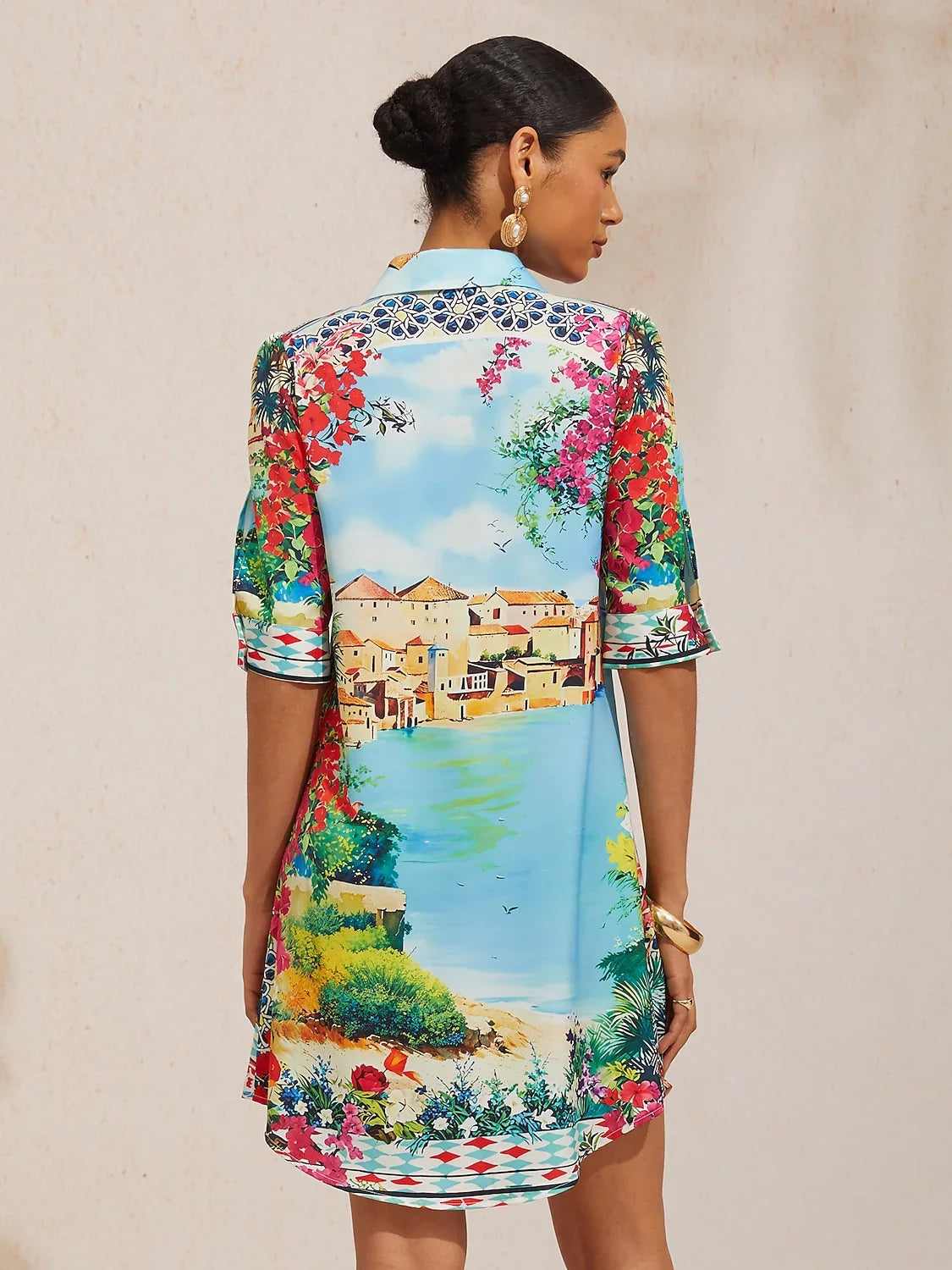 Santorini | Vestido Camisero Midi