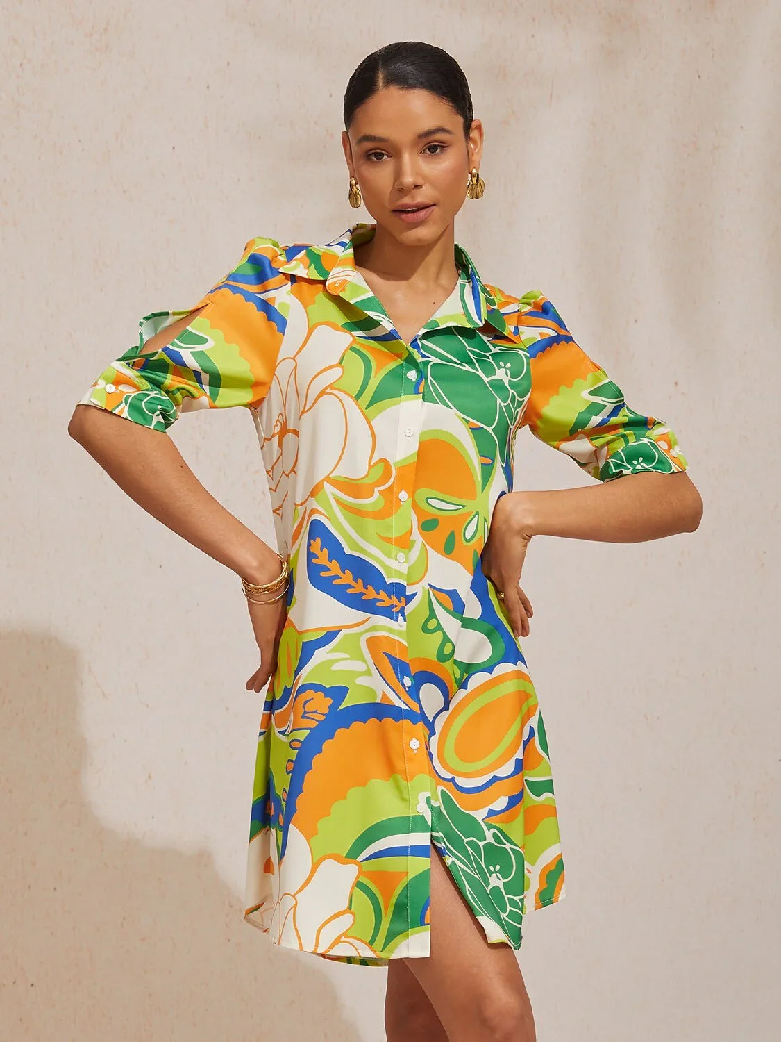 Santorini | Vestido Camisero Midi