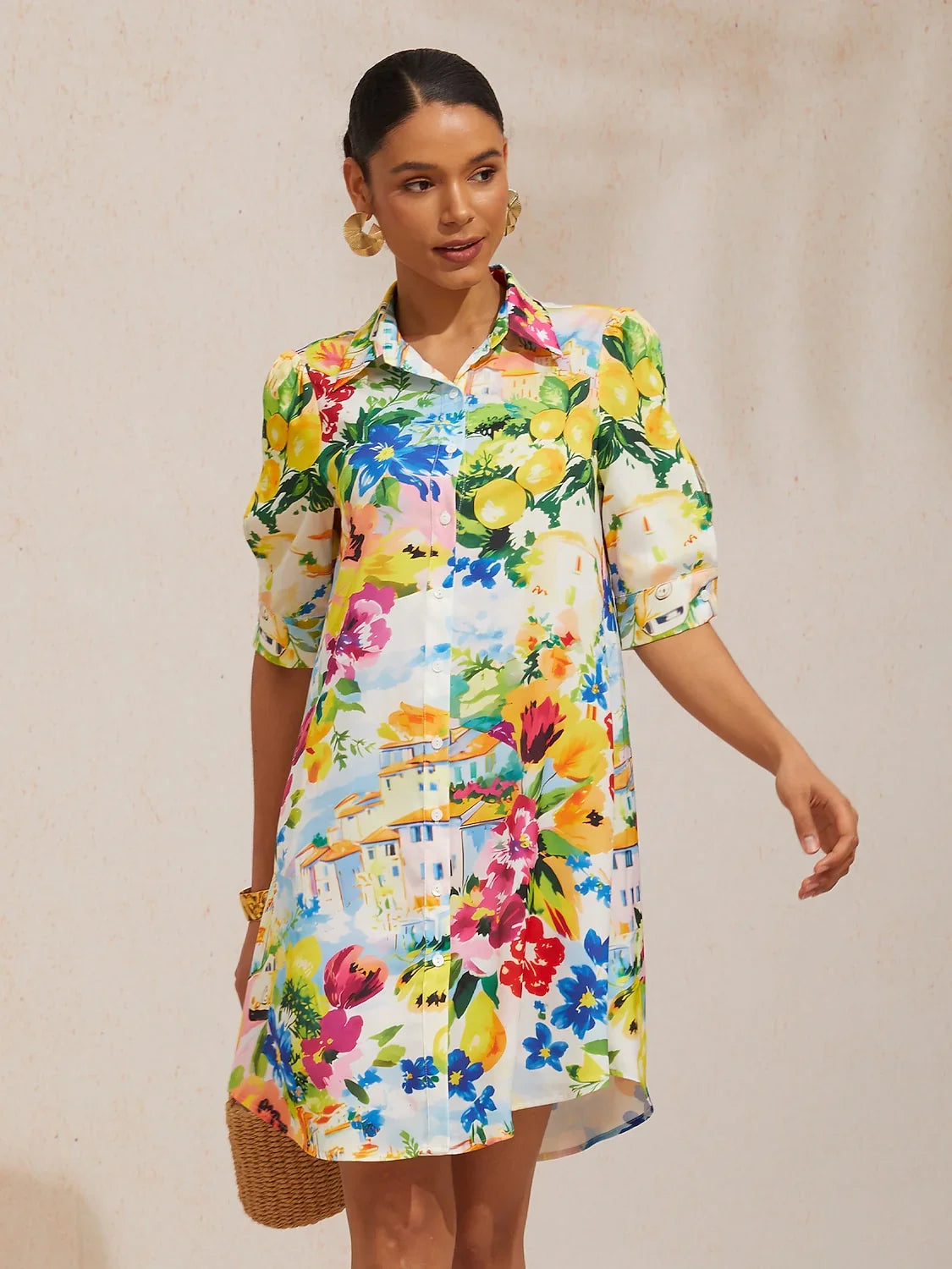 Santorini | Vestido Camisero Midi